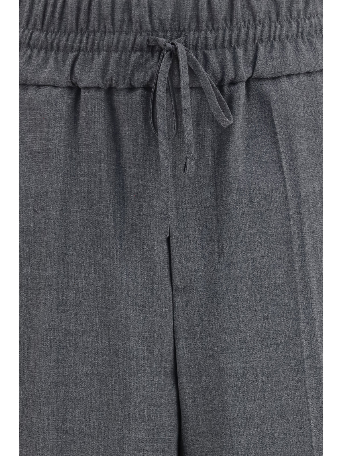 Ami Paris Men Wool Pants With Elasticated Waist AMI PARIS