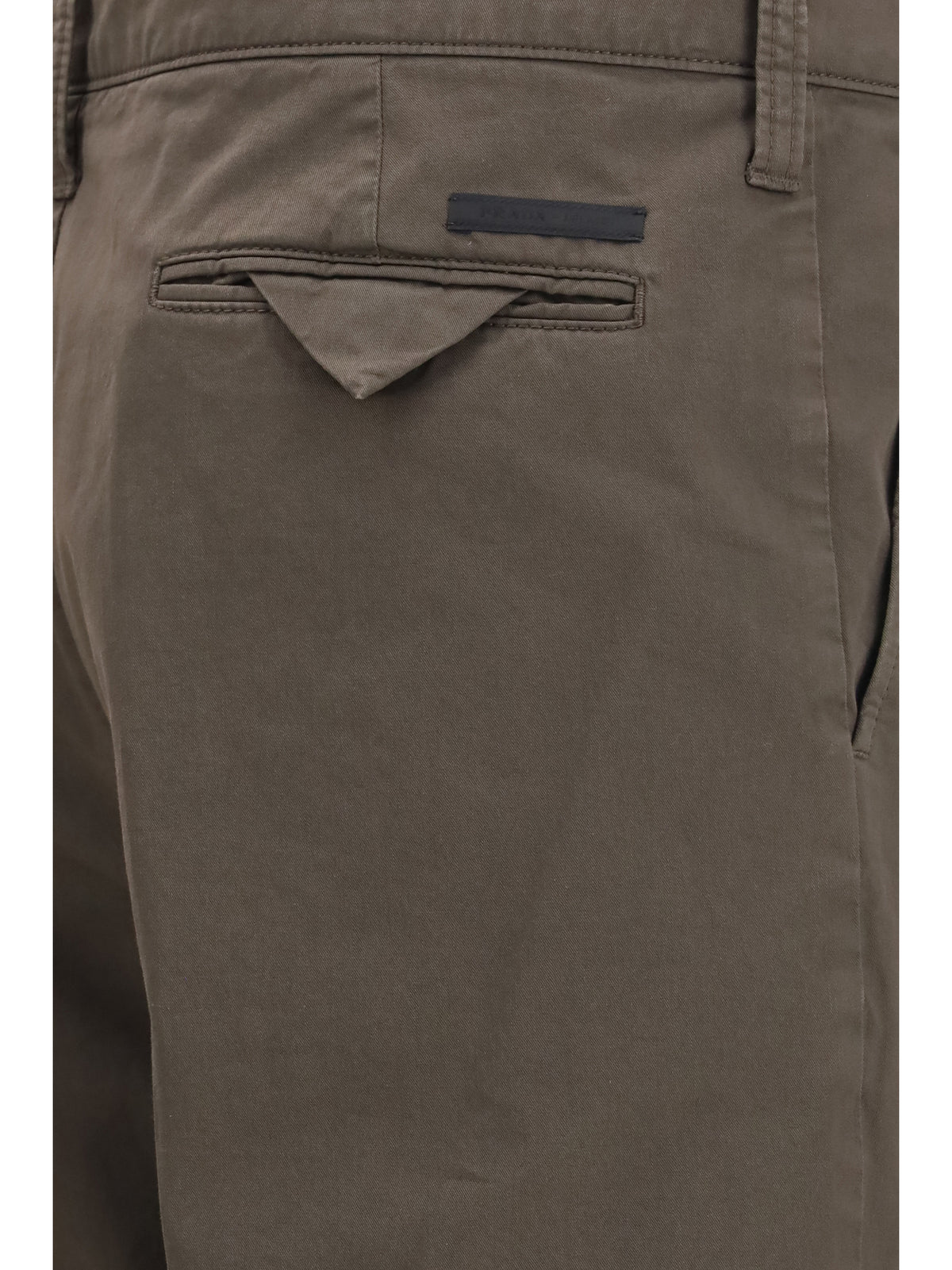 Prada Men Garment Dyed Cotton Pants PRADA