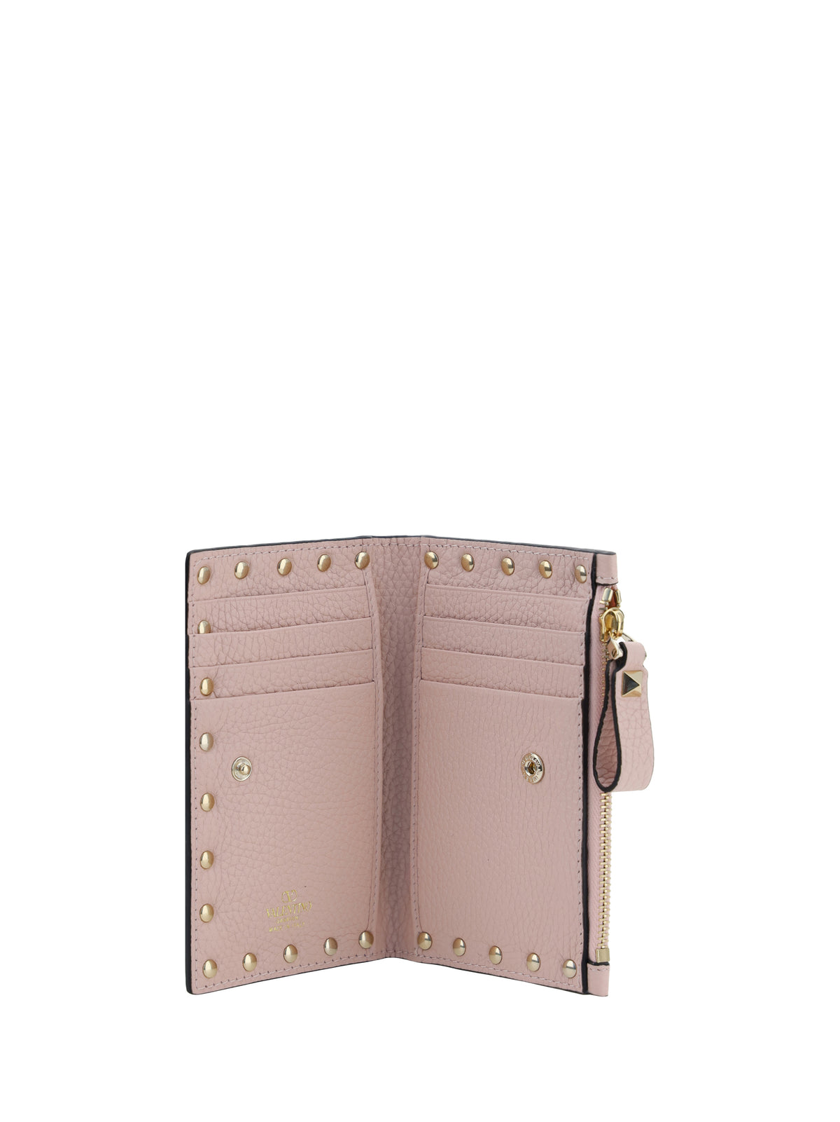 Valentino Garavani Women Rockstud Zip Card Holder