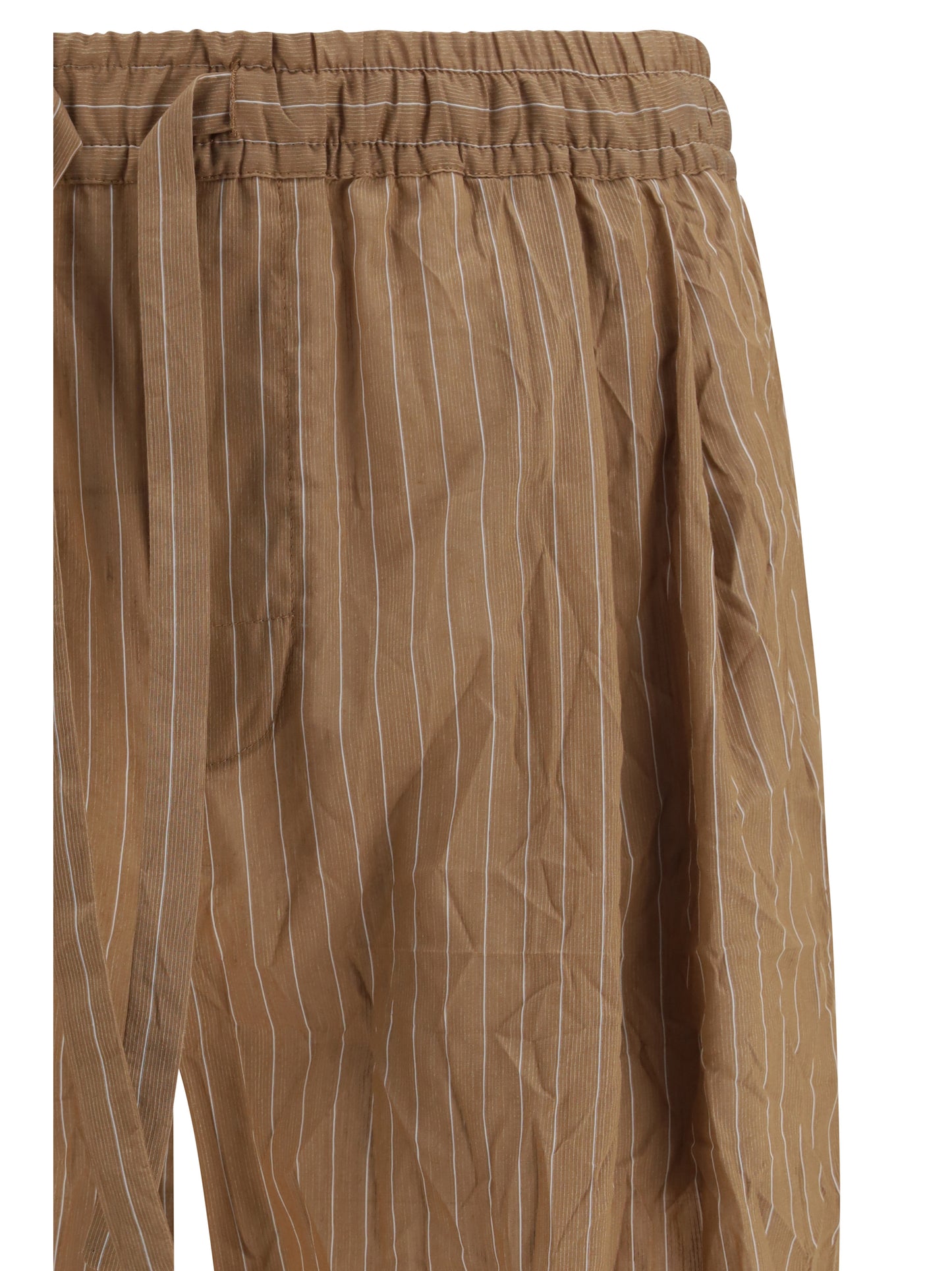 Dolce & Gabbana Men Vanity Pants In Striped Froissé Fabric DOLCE & GABBANA