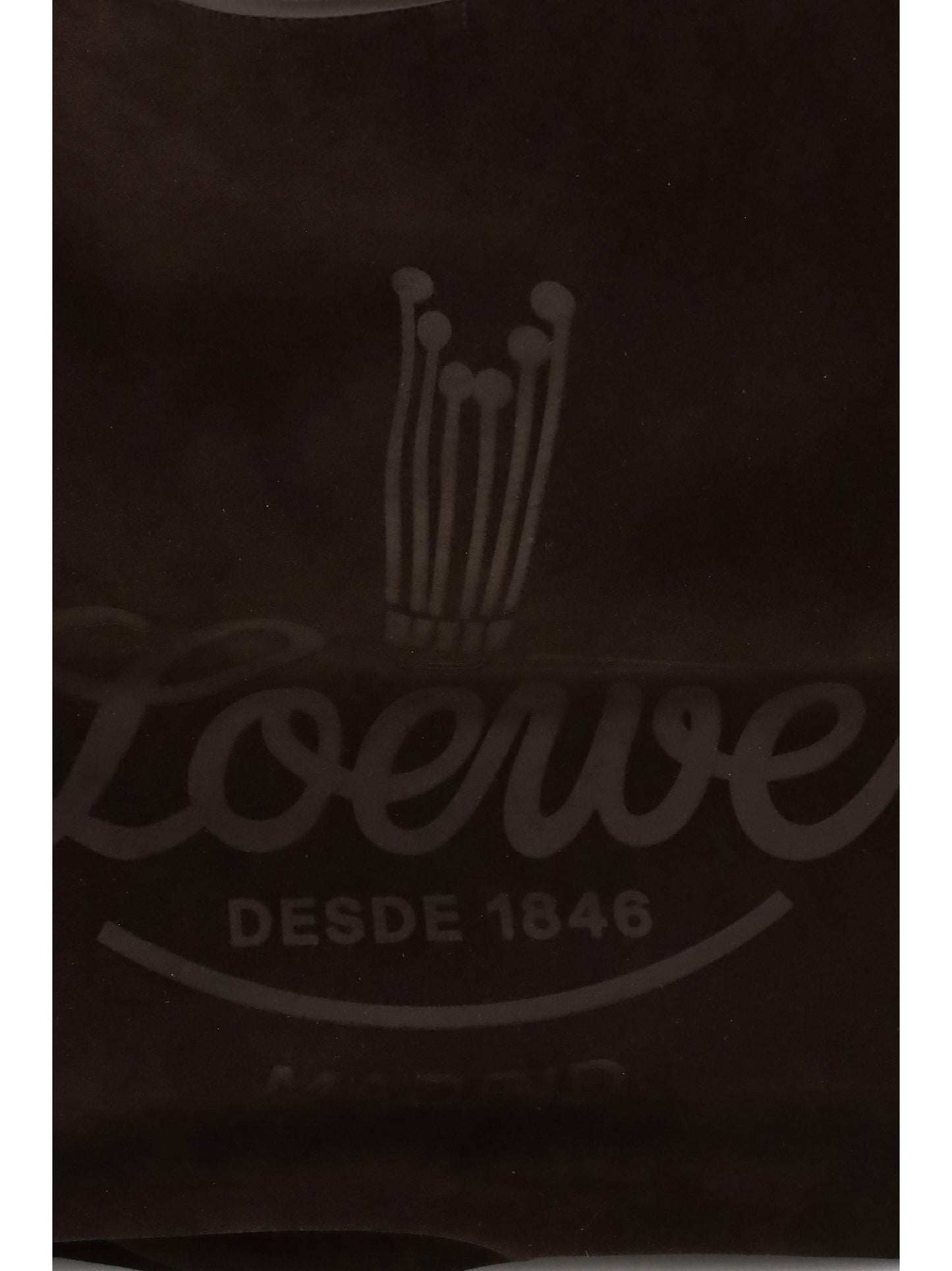 Loewe Men Roomy Suede Calfskin Hobo Shoulder Bag LOEWE