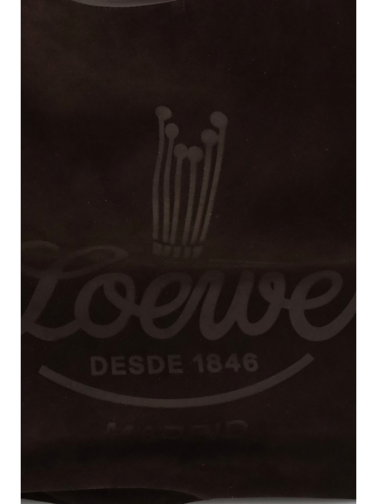 Loewe Men Roomy Suede Calfskin Hobo Shoulder Bag LOEWE