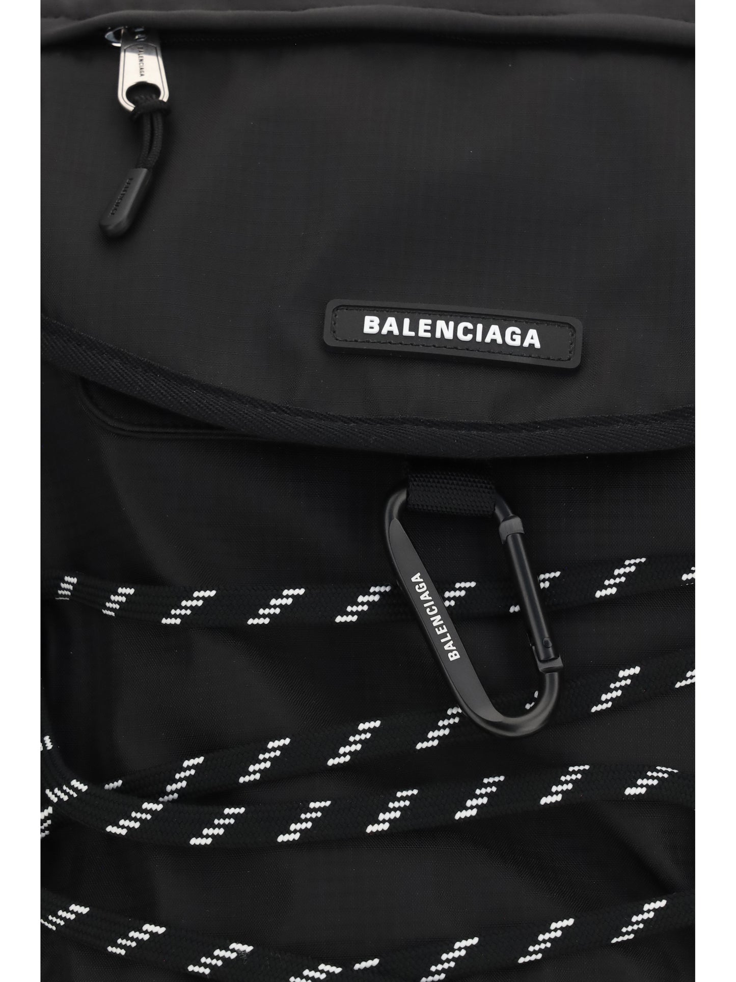 Balenciaga Men Metal Carabiner Detail Backpack BALENCIAGA