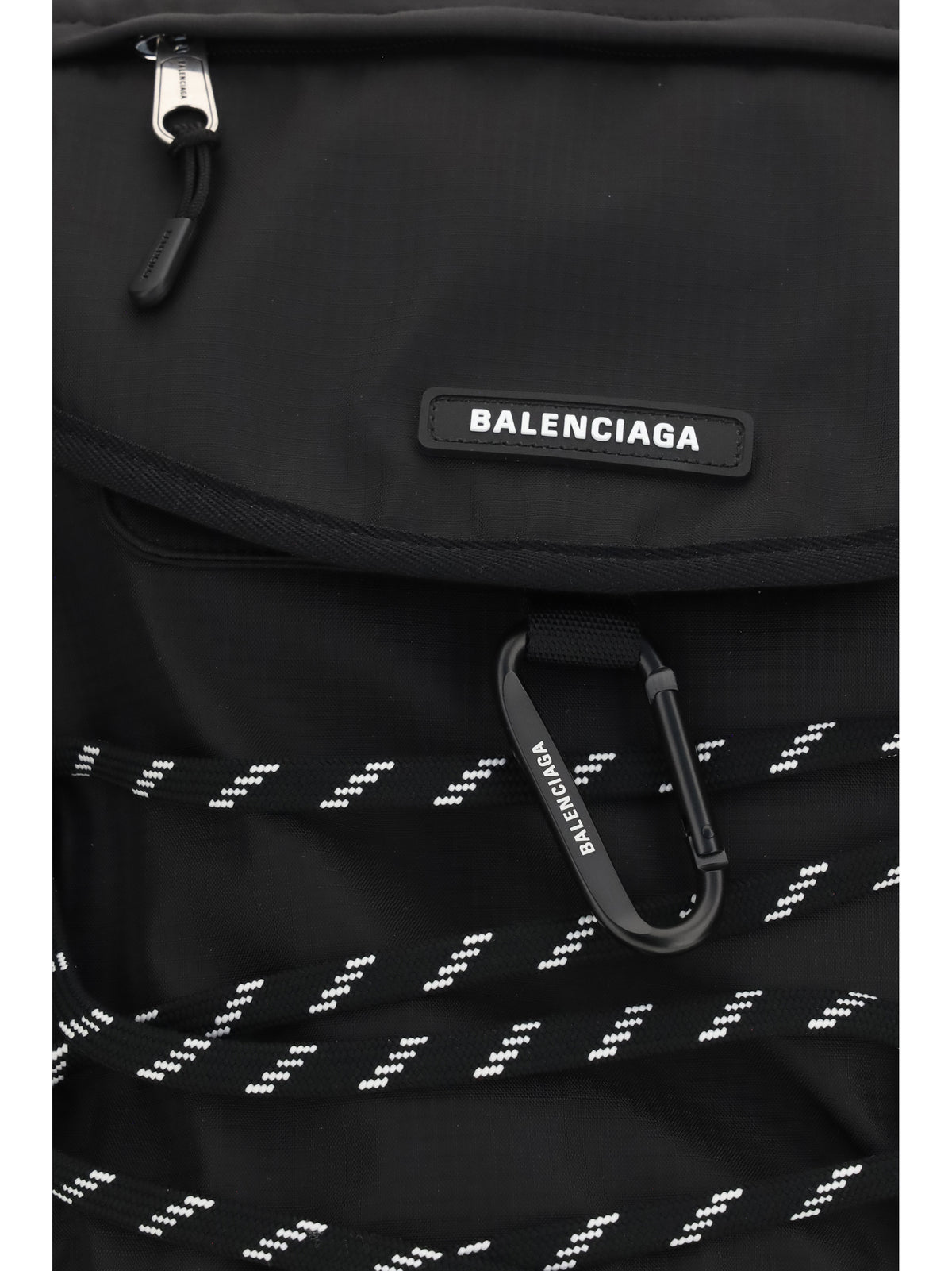 Balenciaga Men Metal Carabiner Detail Backpack BALENCIAGA