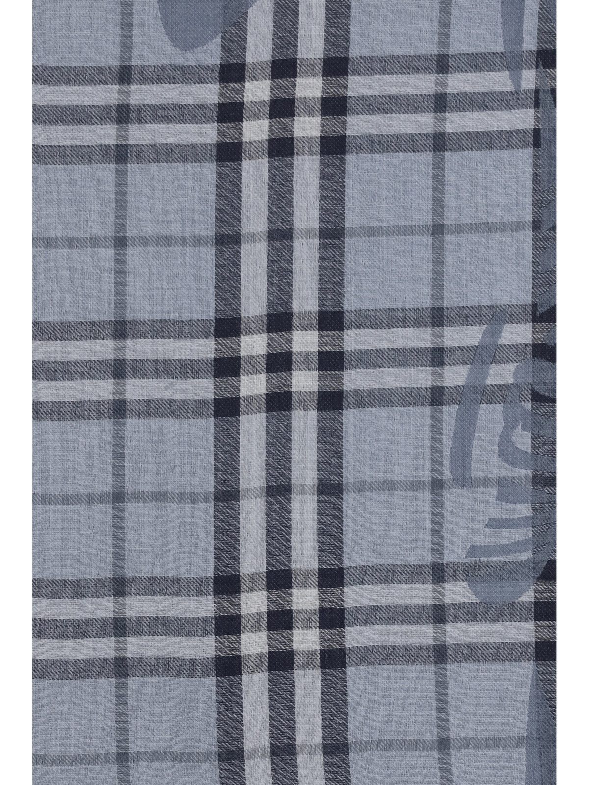 Burberry Women Knight Check Wool And Silk Scarf