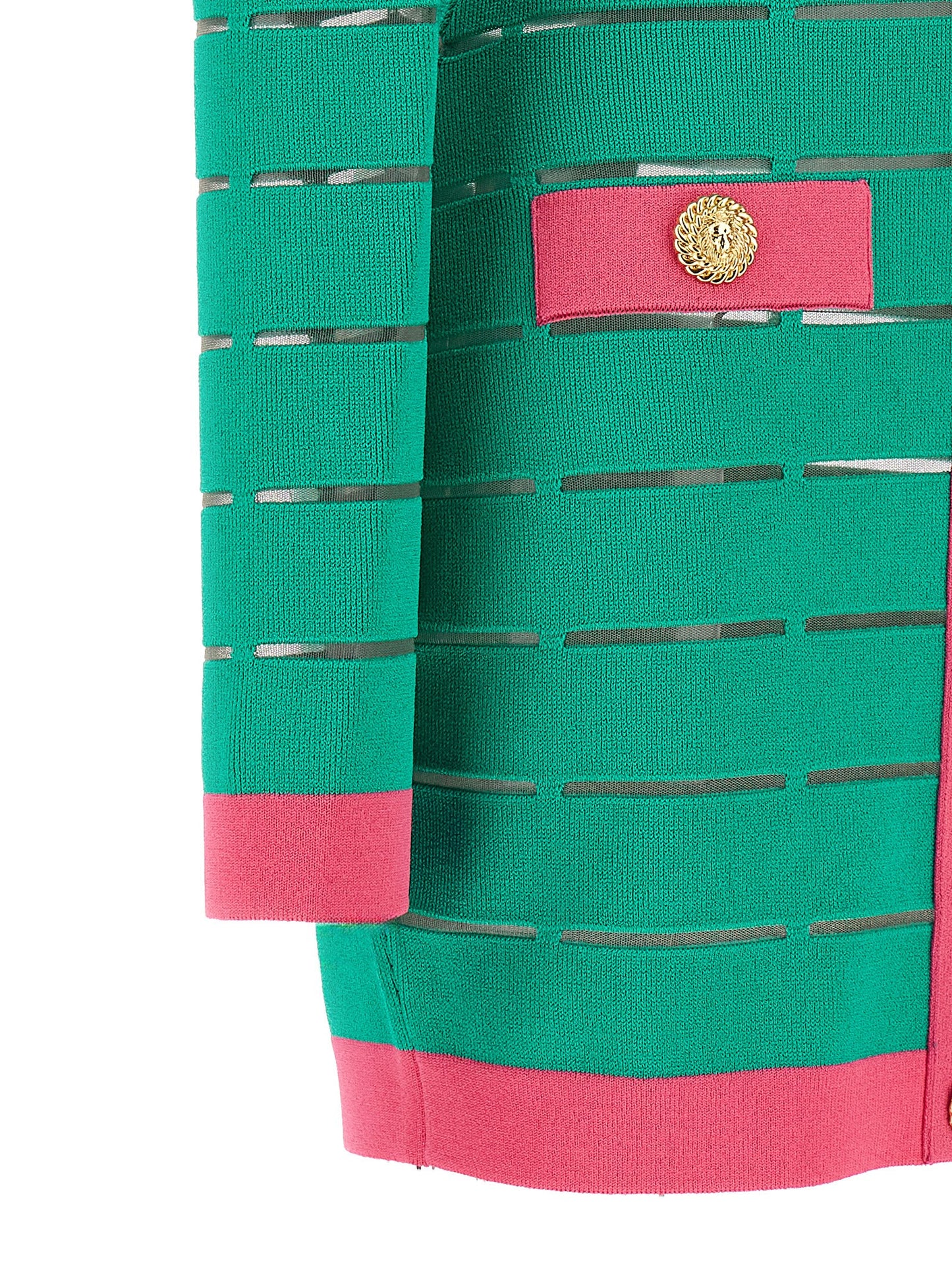 Balmain Women Two-Tone Knit Dress BALMAIN