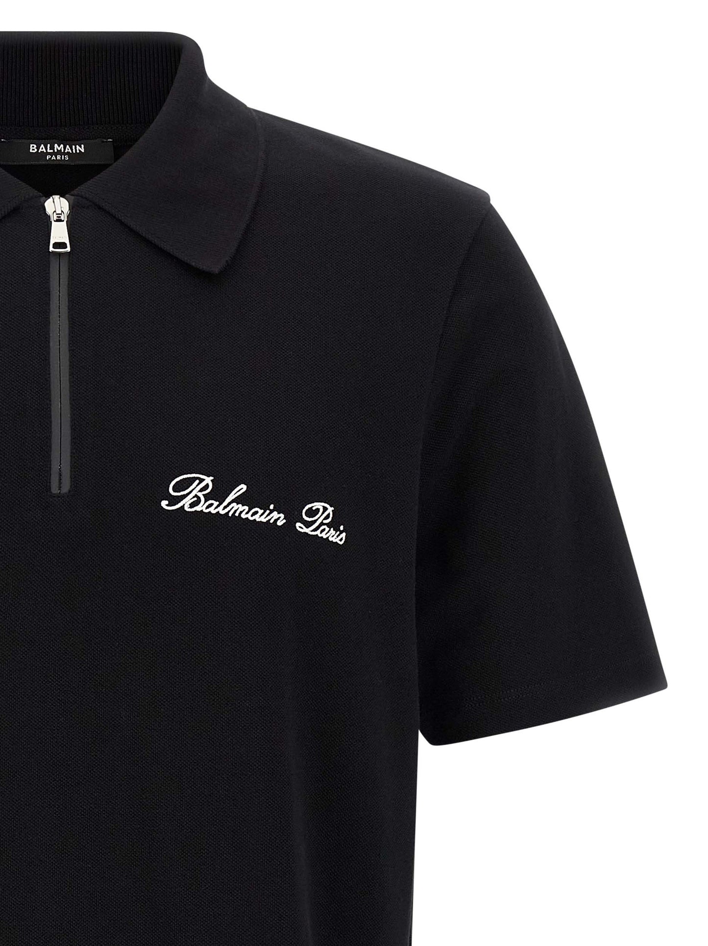 Balmain Men Logo Embroidery Polo Shirt BALMAIN
