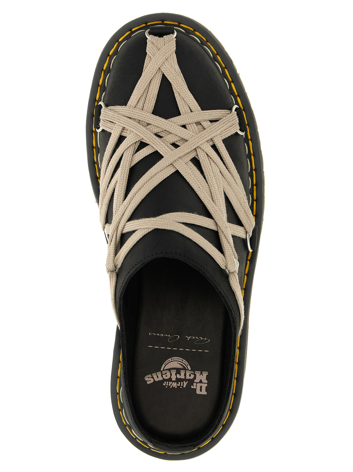 Rick Owens Men 'Quadsolemegalace®' Mules Dr.Martens X Rickowens RICK OWENS