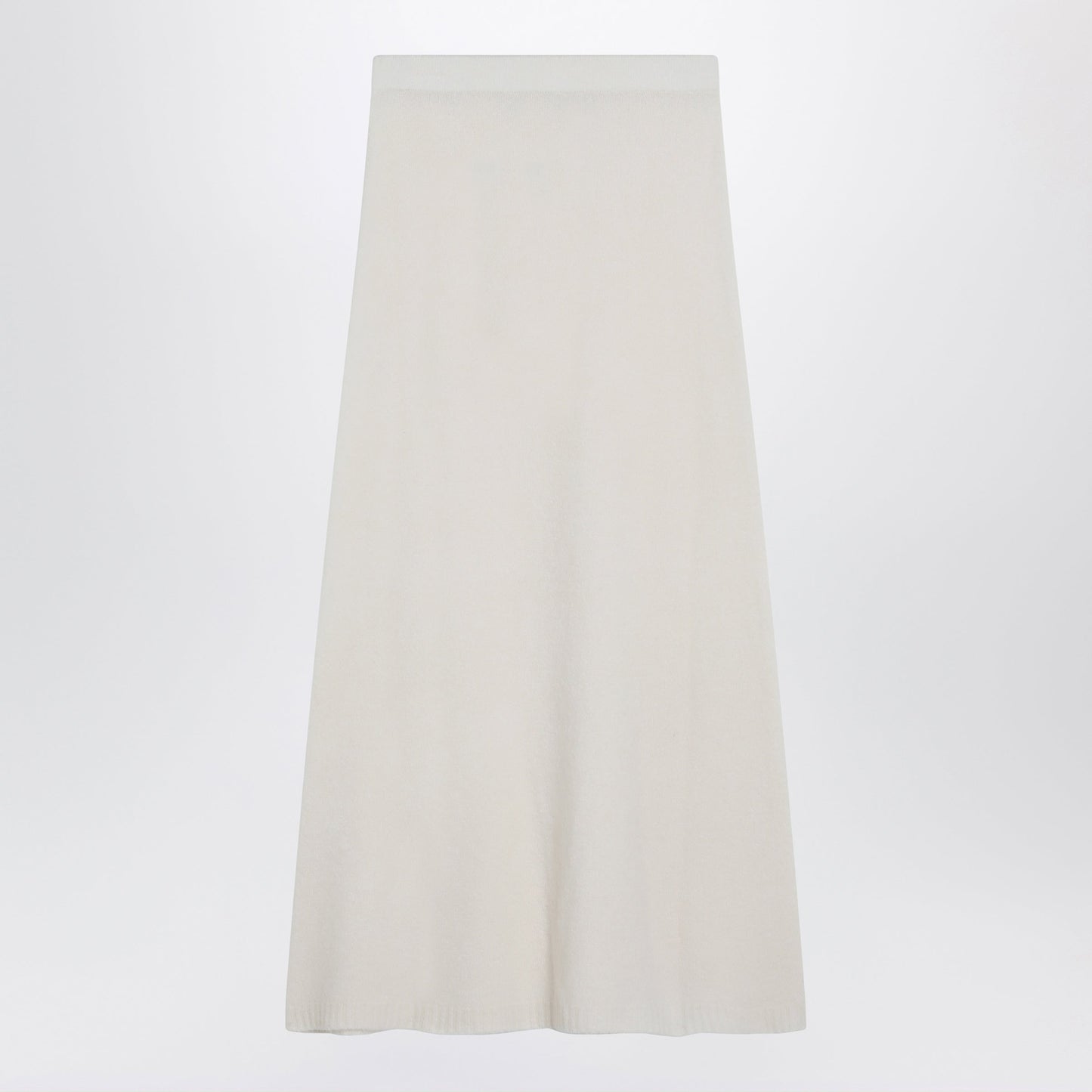 Max Mara Ivory Skirt In Stretch Cashmere Knit Women MAX MARA