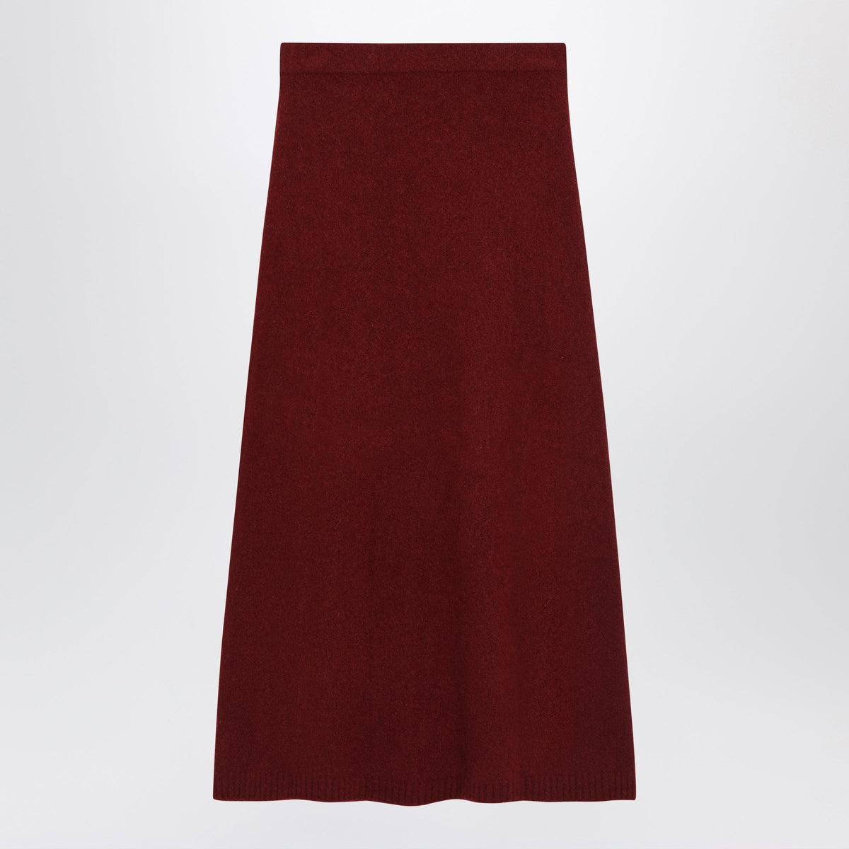 Max Mara Raspberry Skirt In Stretch Cashmere Knit Women Women MAX MARA