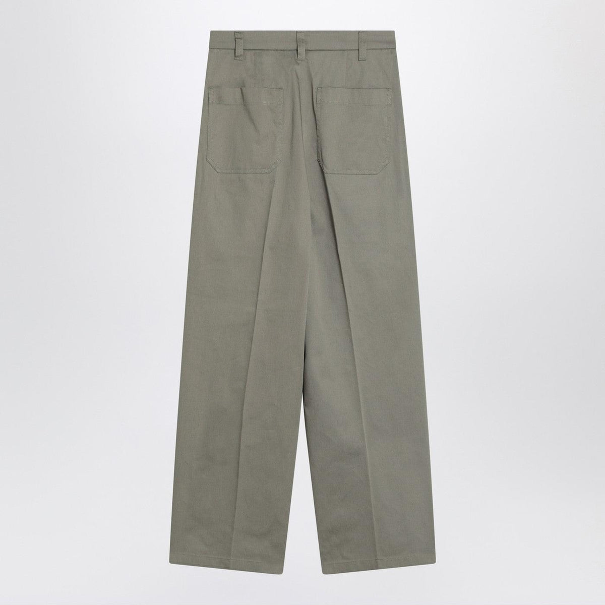 Department 5 Sage Green Cotton Trousers Women DEPARTMENT 5