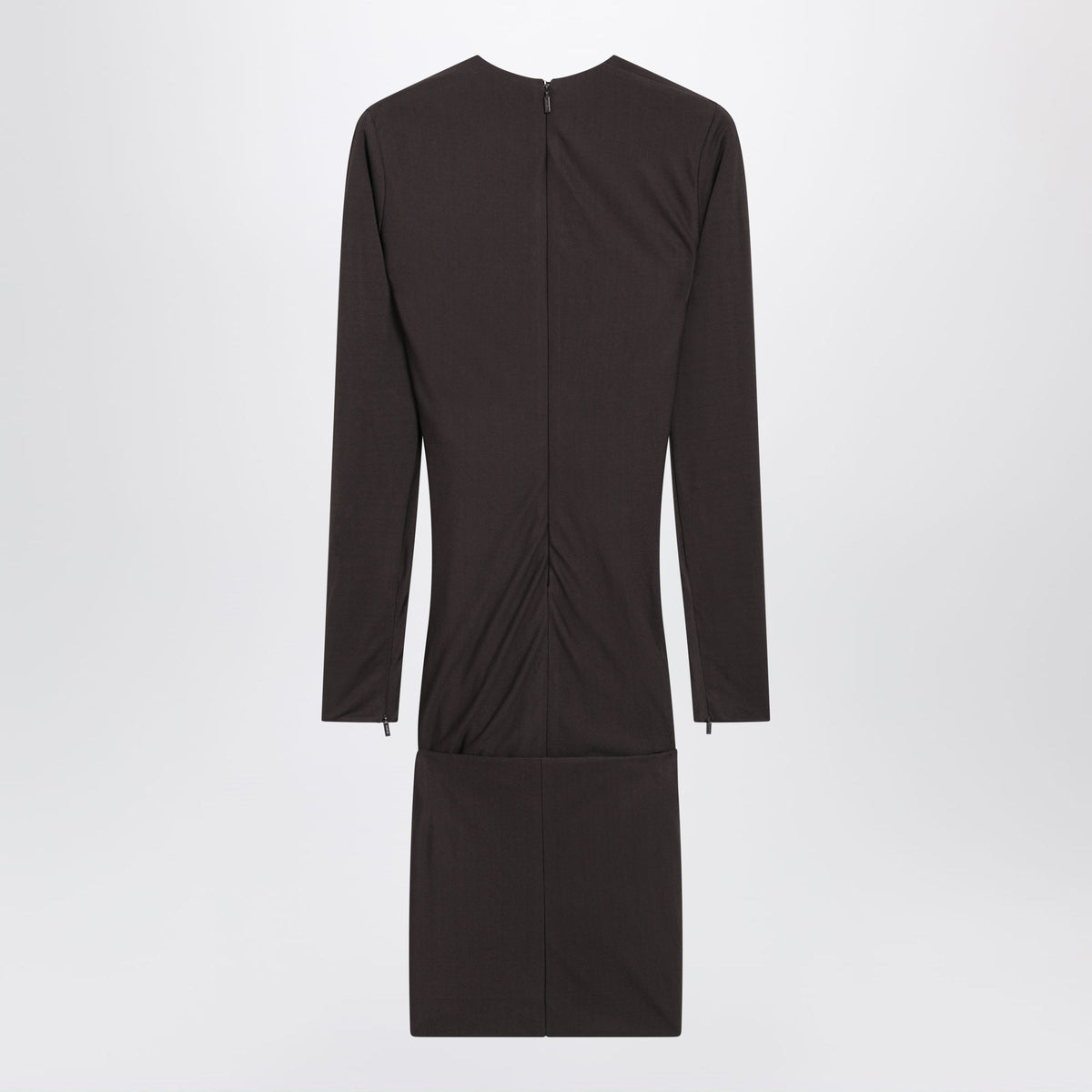 Jacquemus Brown Draped Mini Dress Women JACQUEMUS