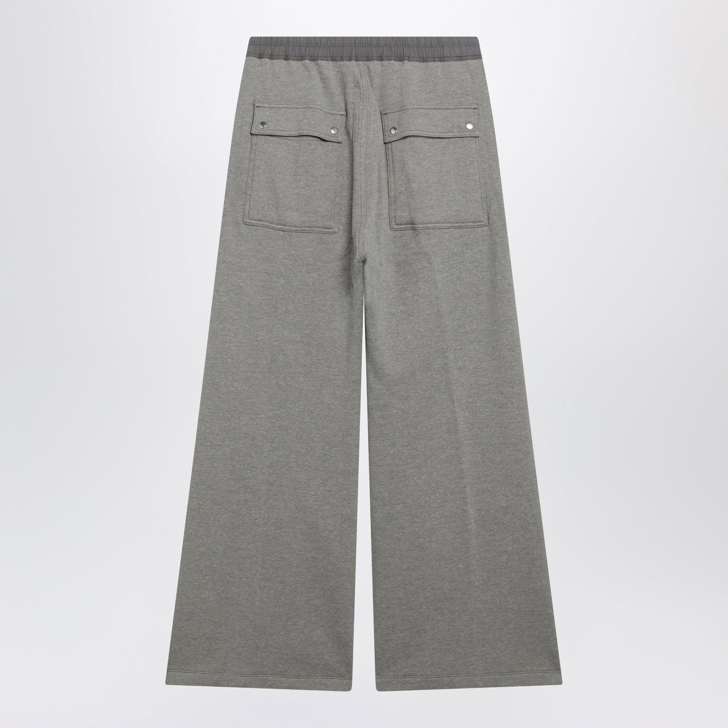 Drkshdw Geth Belas Wide-Leg Drawstring Cotton-Blend Trousers In Grey Men DRKSHDW