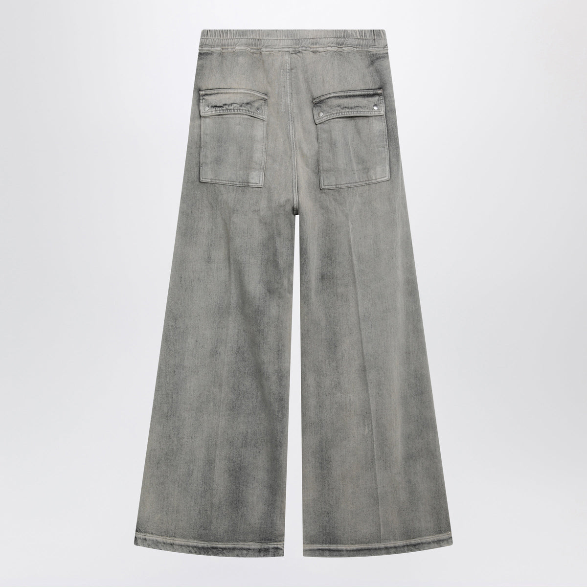 Drkshdw Wide-Leg Trousers In Mineral Grey Washed Denim Men DRKSHDW