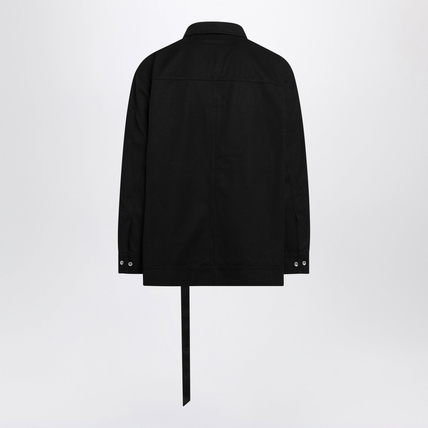 Drkshdw Black Oversized Jacket In Cotton Men DRKSHDW