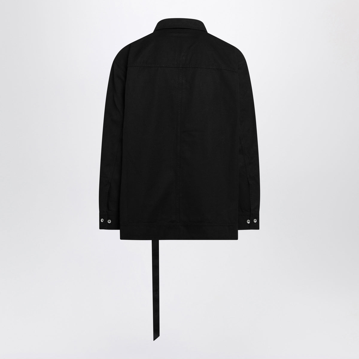 Drkshdw Black Oversized Jacket In Cotton Men DRKSHDW