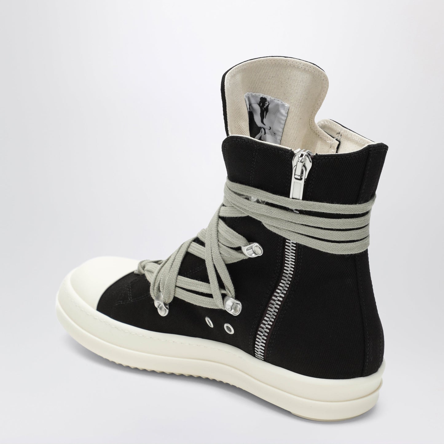 Drkshdw Black Megalace Sneakers In Denim Men DRKSHDW