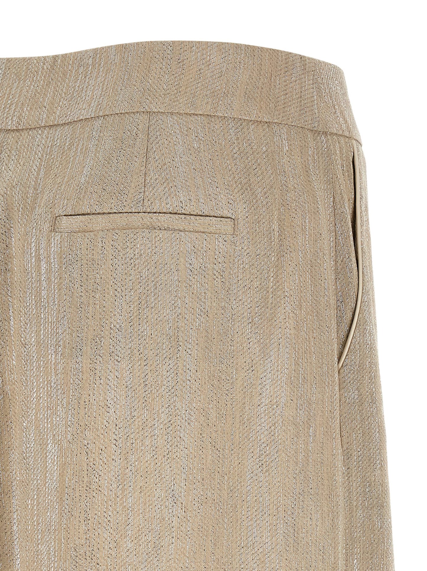 Peserico Women Lamé Thread Skirt PESERICO