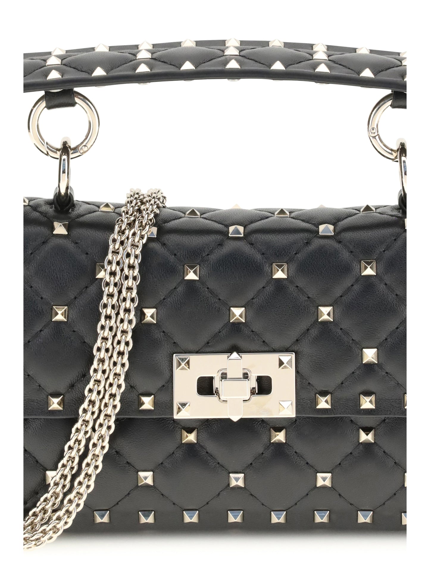 Valentino Garavani Women Rockstud Spike Mini Top Handle Bag In Nappa VALENTINO GARAVANI