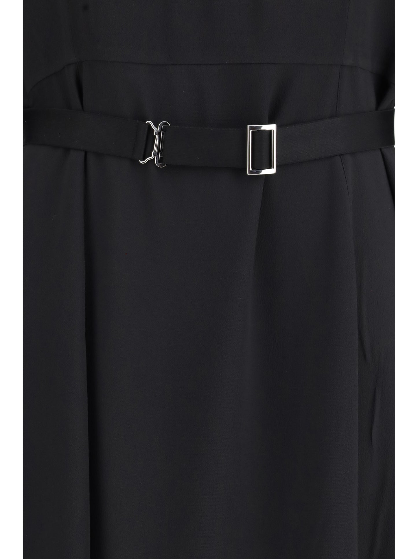 Prada Women Wool And Silk Midi Dress PRADA