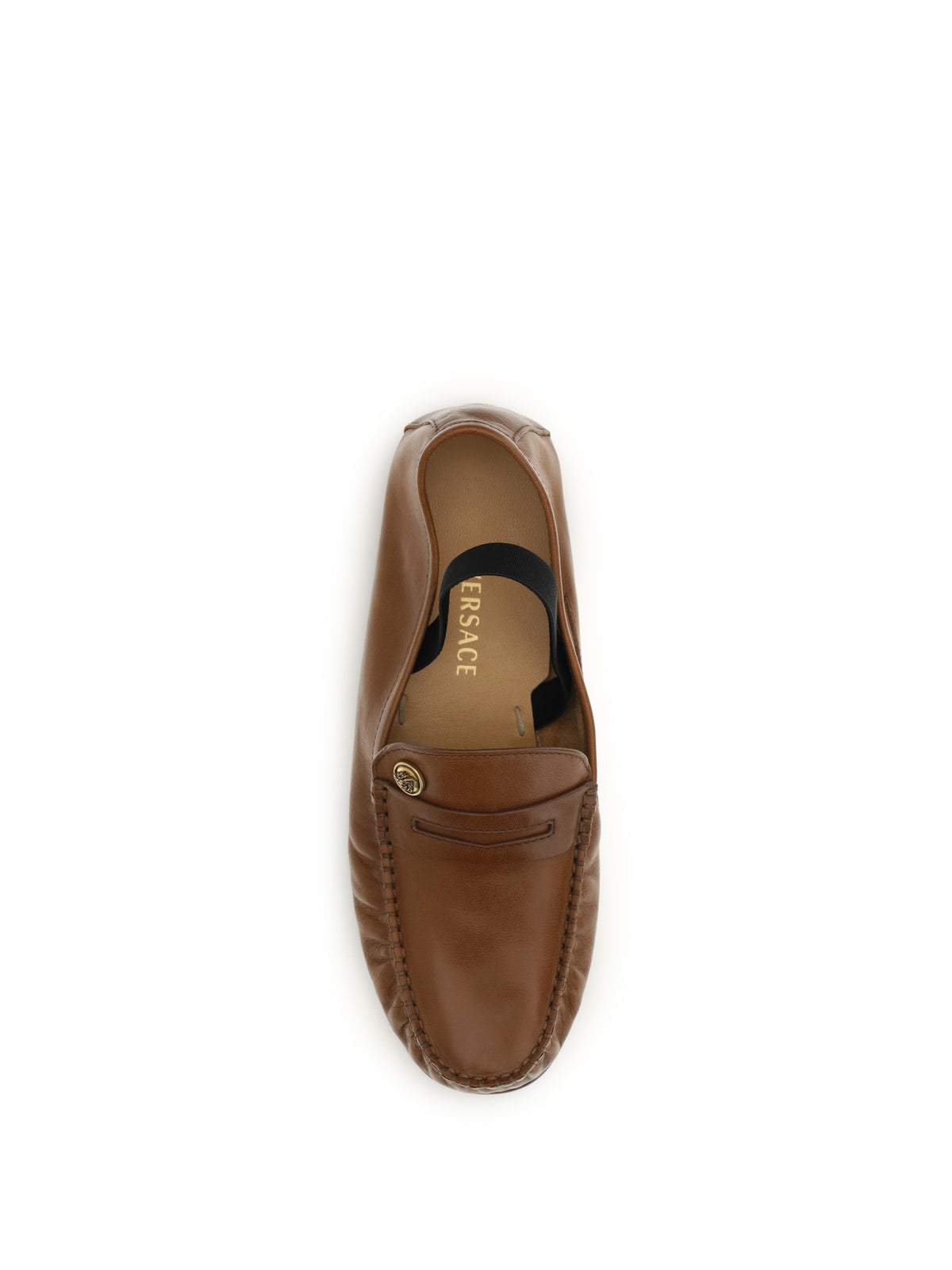 Versace Women Leather Loafers