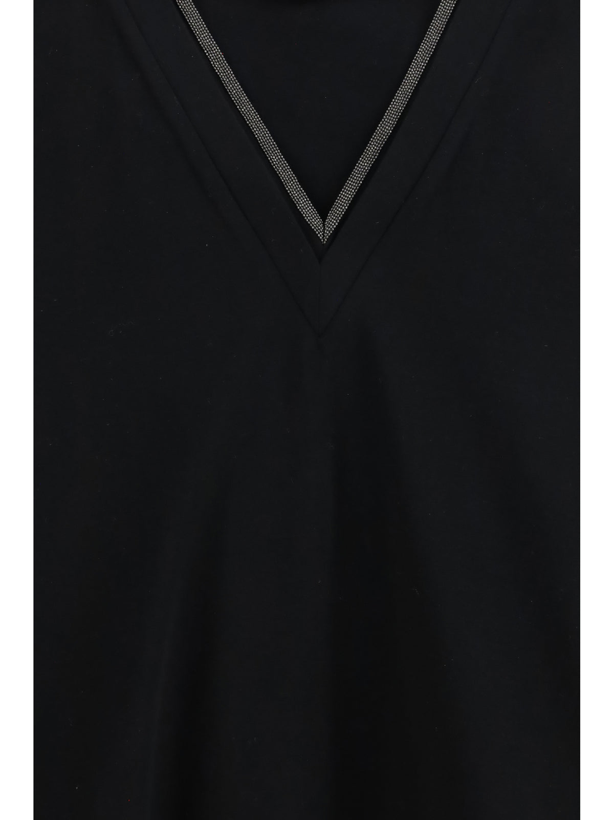 Brunello Cucinelli Women Cotton T-Shirt With Embellishments BRUNELLO CUCINELLI