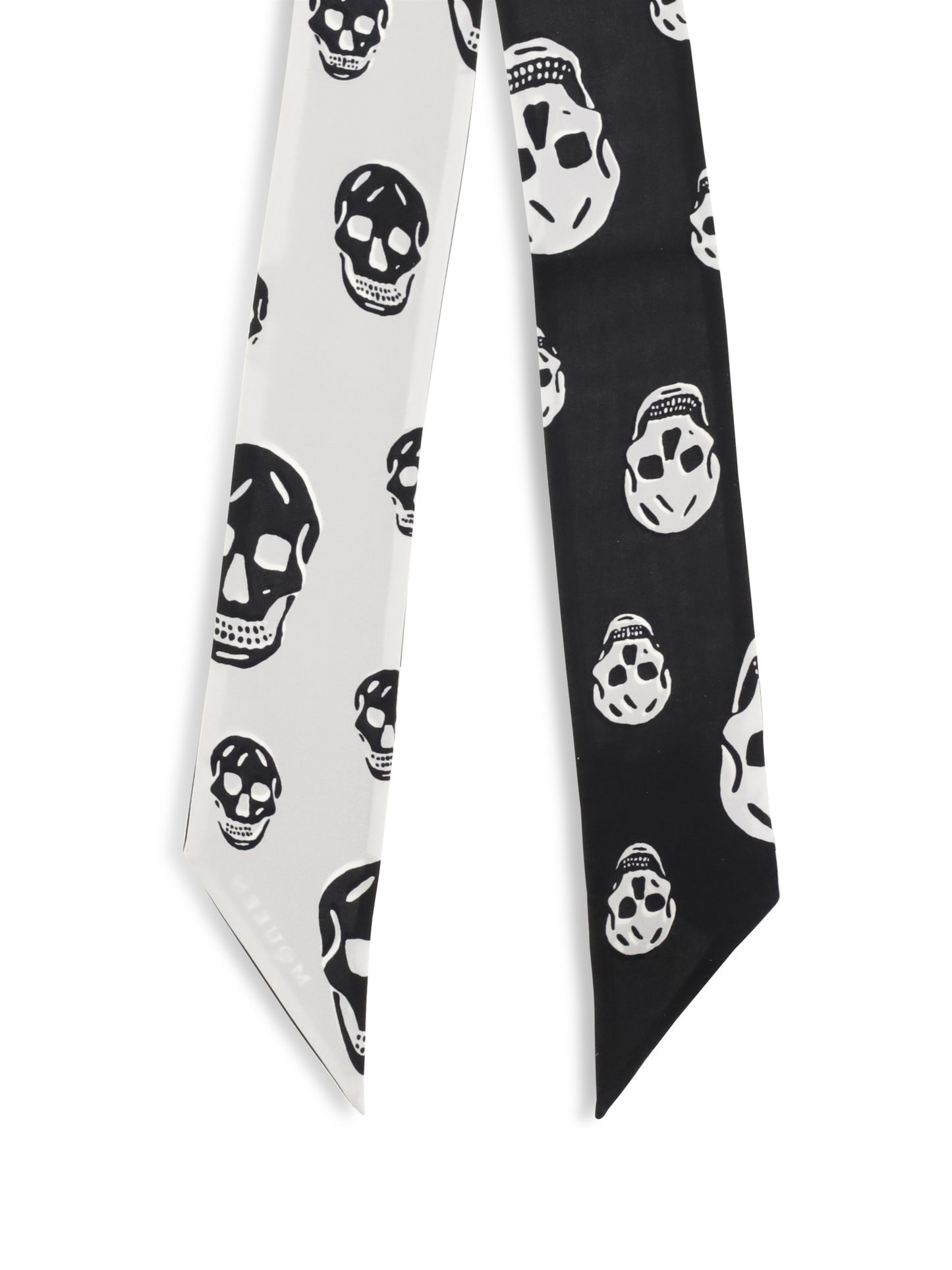 Alexander Mcqueen Women Skull Ribbon Scarf ALEXANDER MCQUEEN