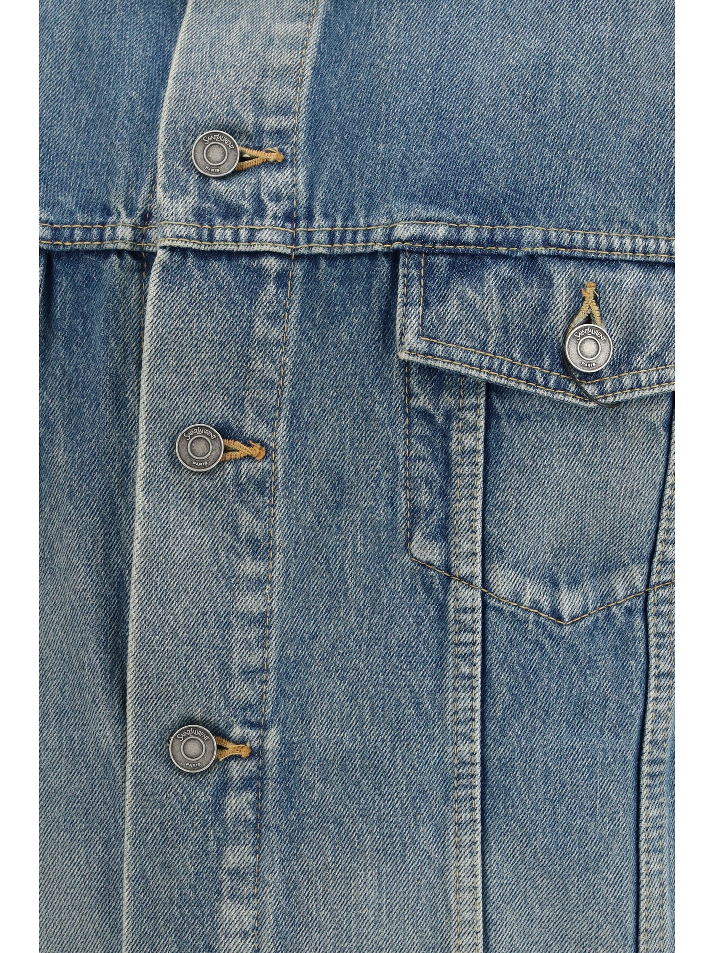 Saint Laurent Men Denim Trucker Jacket SAINT LAURENT