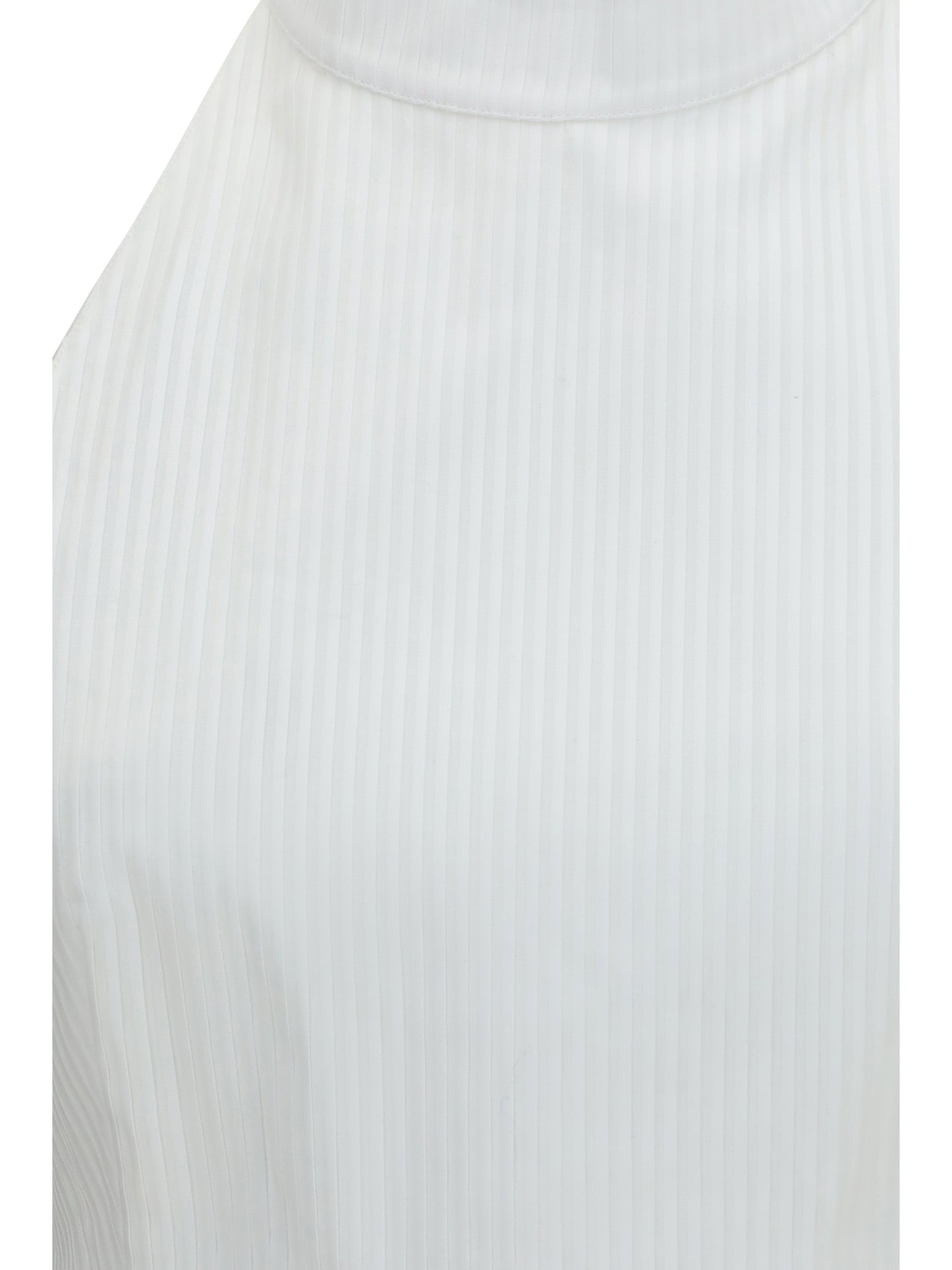 Alaïa Women Cotton Poplin Plastron Top ALAIA