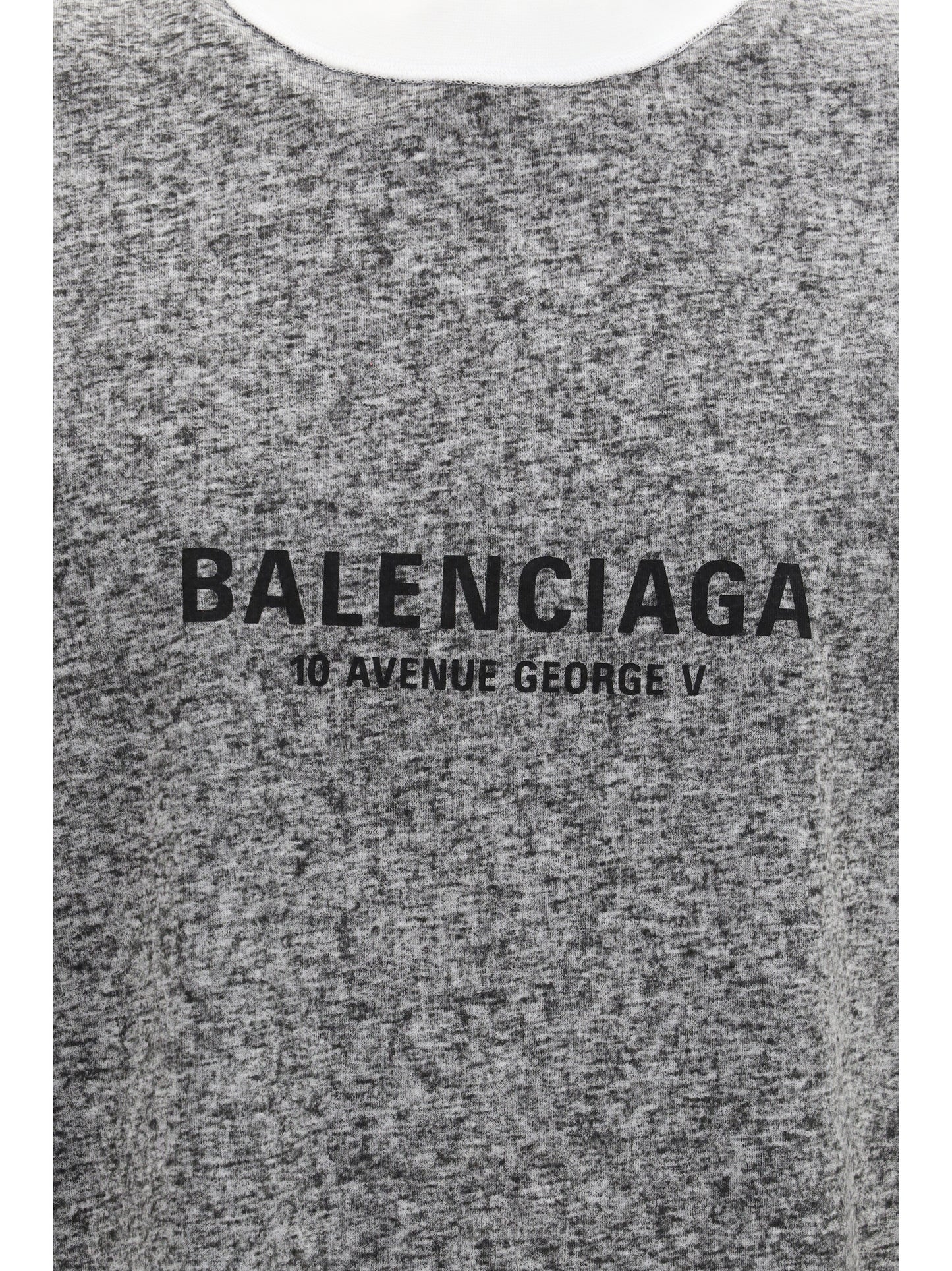 Balenciaga Men Oversized Mélange T-Shirt BALENCIAGA