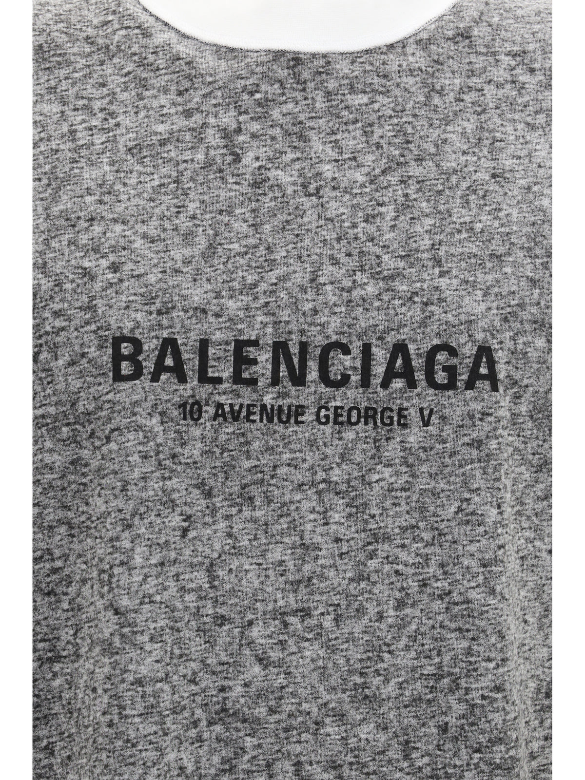 Balenciaga Men Oversized Mélange T-Shirt BALENCIAGA