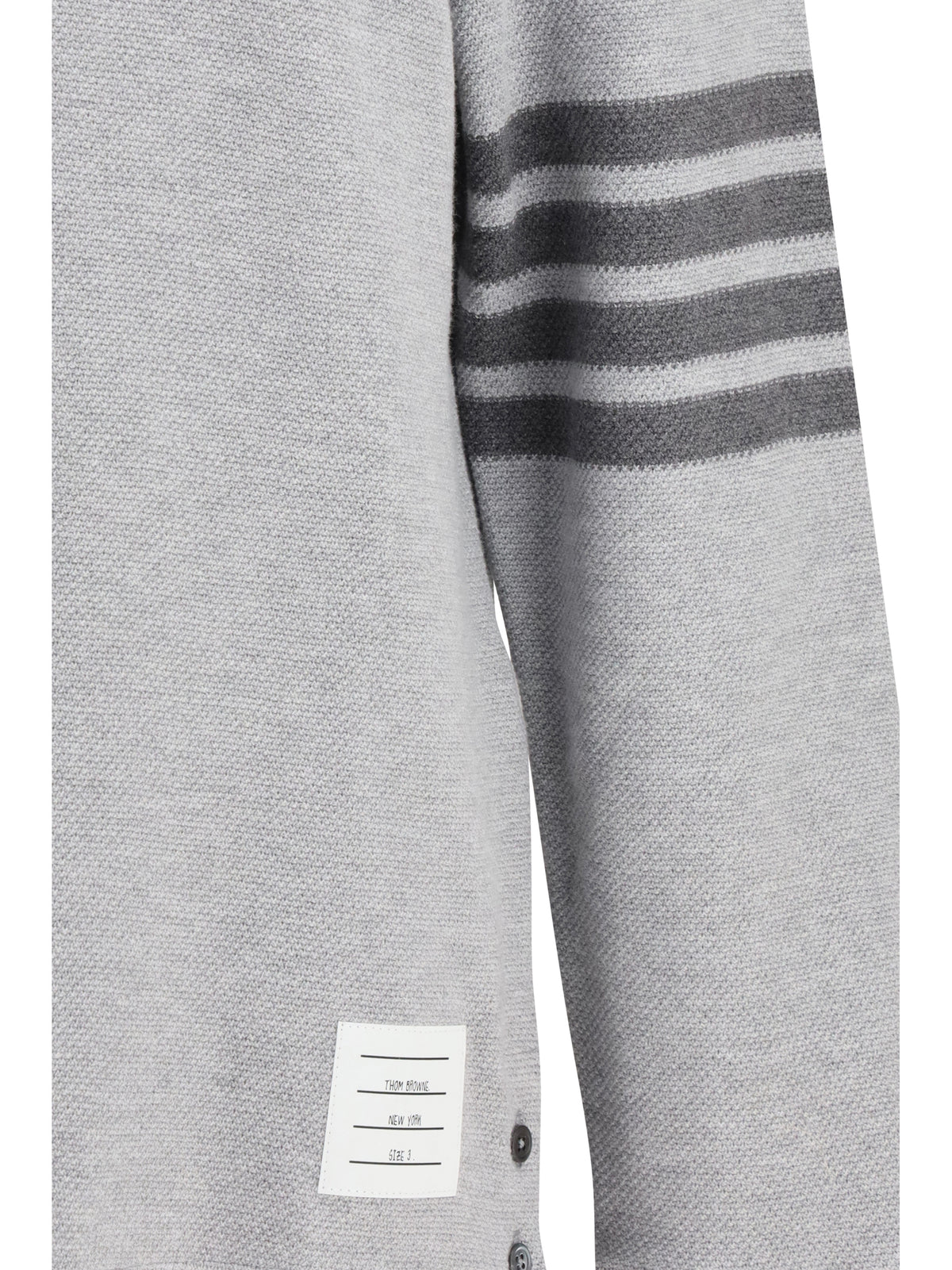 Thom Browne Men Piqué Long-Sleeve Polo THOM BROWNE