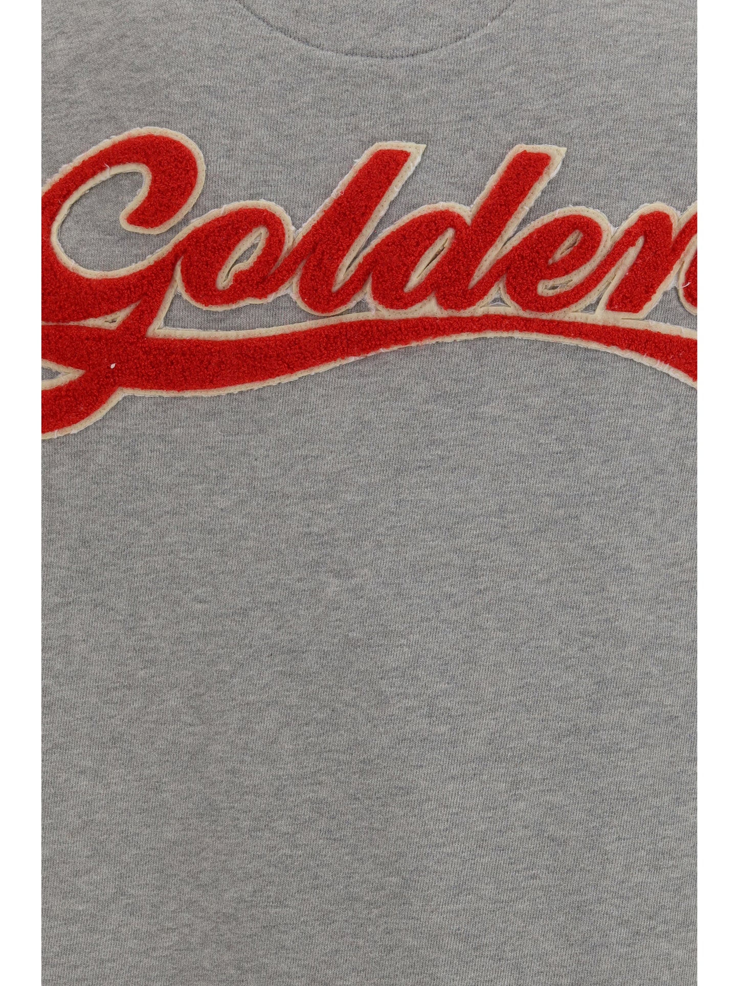 Golden Goose Men Oversized Crewneck Sweater With Lettering On The Back GOLDEN GOOSE