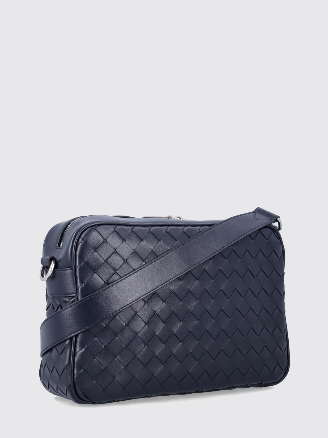 Bottega Veneta Shoulder Bag Men Blue BOTTEGA VENETA
