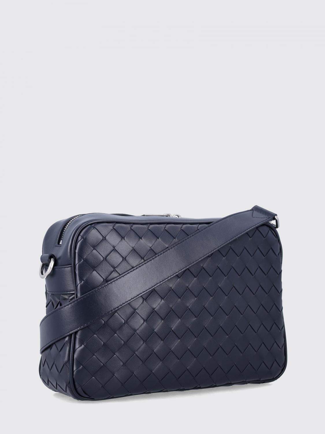 Bottega Veneta Shoulder Bag Men Blue BOTTEGA VENETA