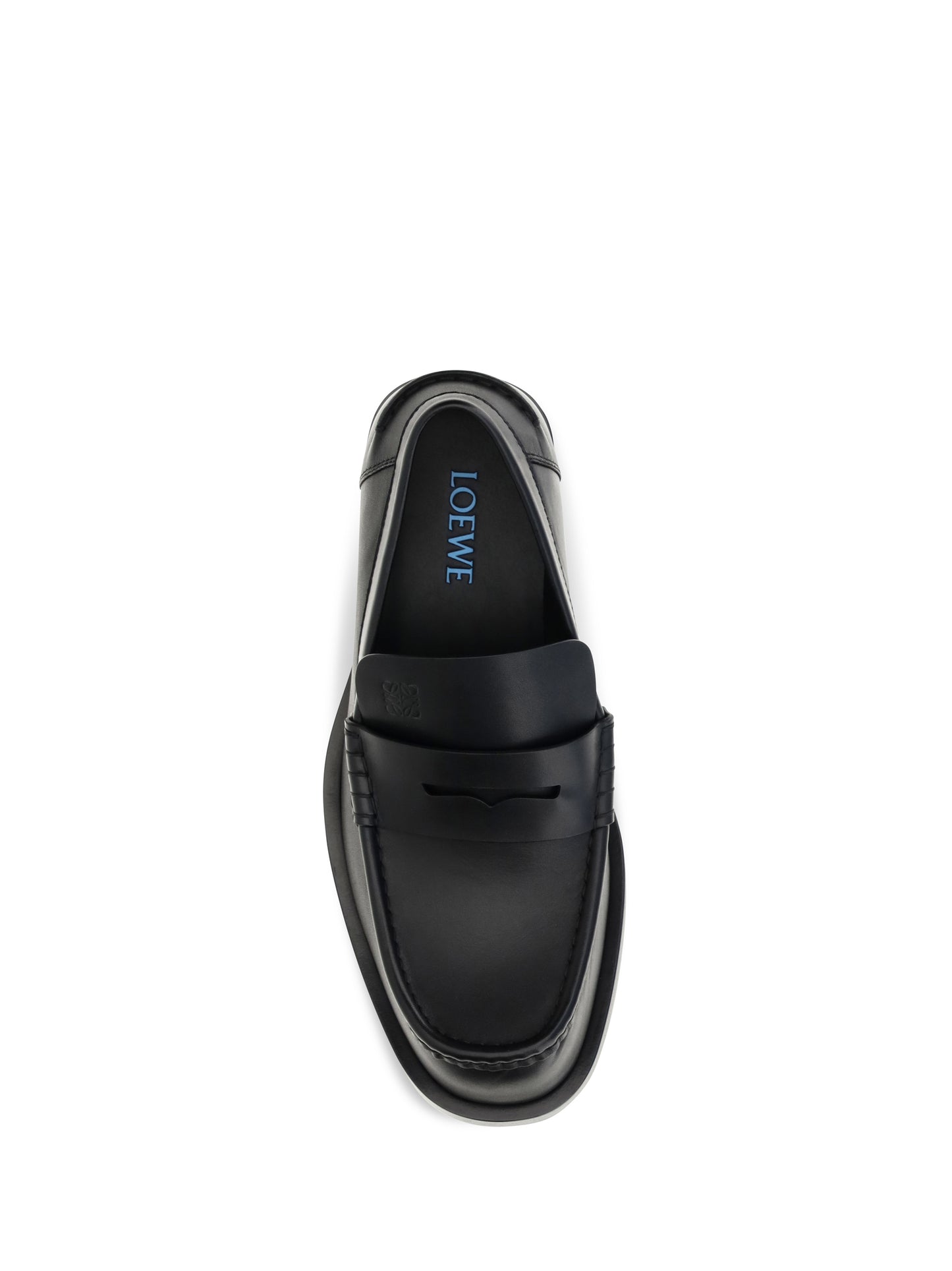 Loewe Men Bobine Polished Calfskin Loafers LOEWE