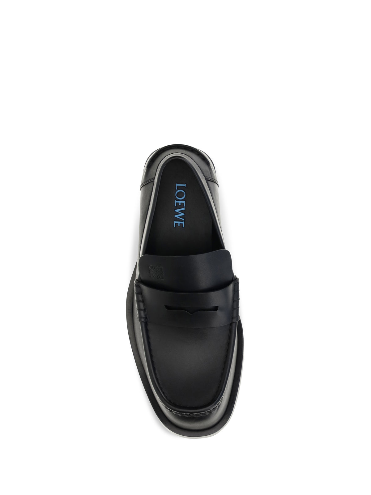 Loewe Men Bobine Polished Calfskin Loafers LOEWE