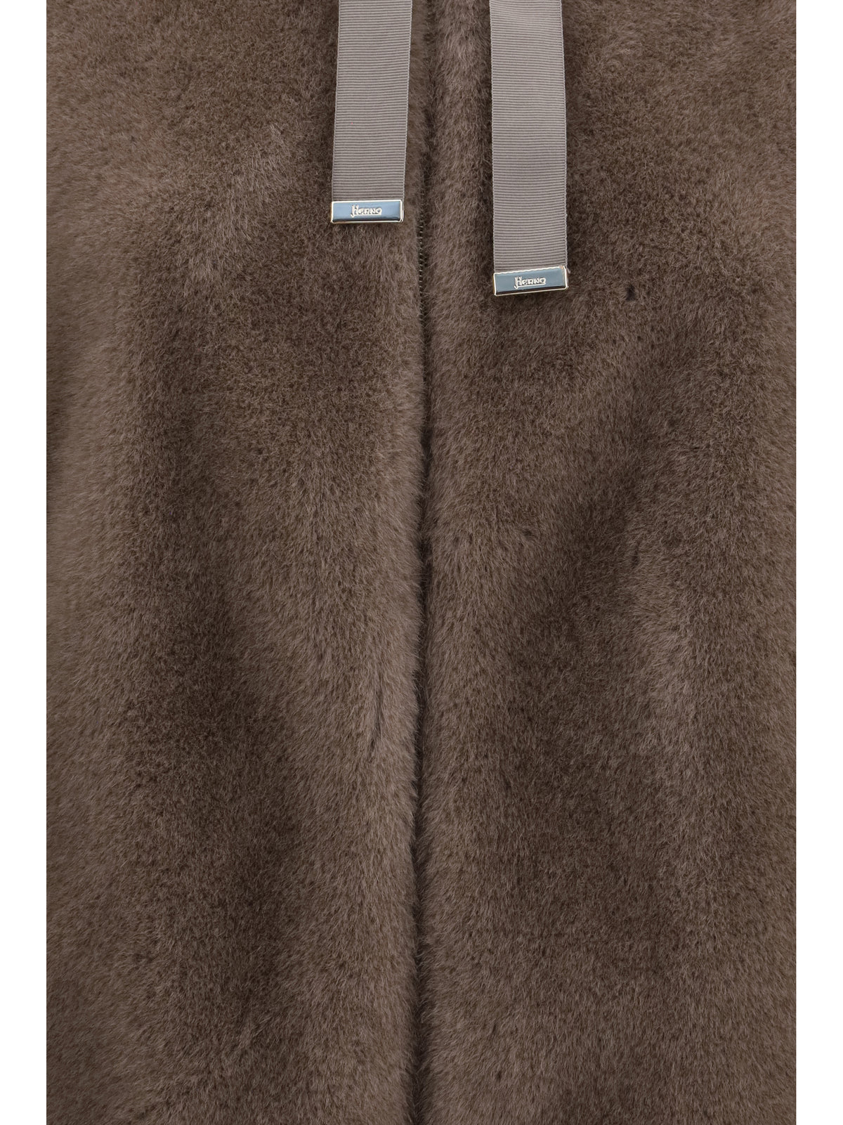 Herno Women Hooded Jacket In Eco-Fur HERNO