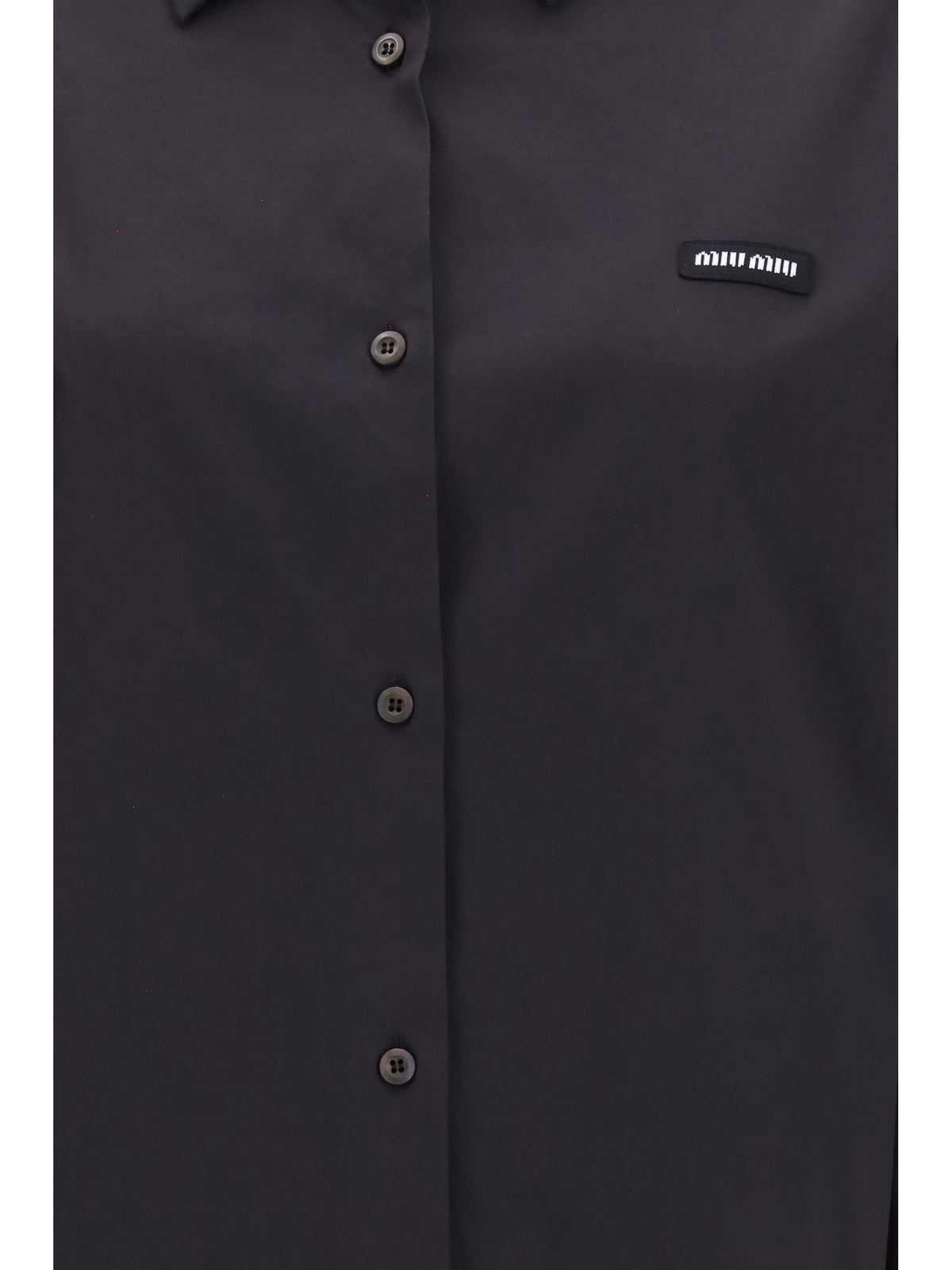 Miu Miu Women Stretch Poplin Shirt MIU MIU