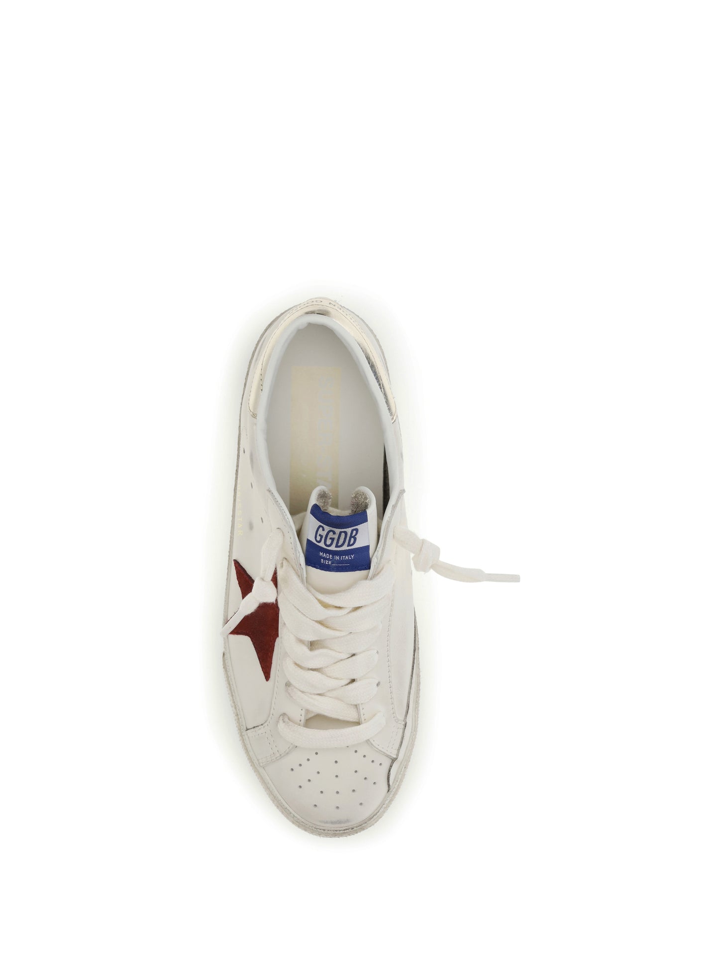 Golden Goose Men Leather Super Star Sneakers GOLDEN GOOSE