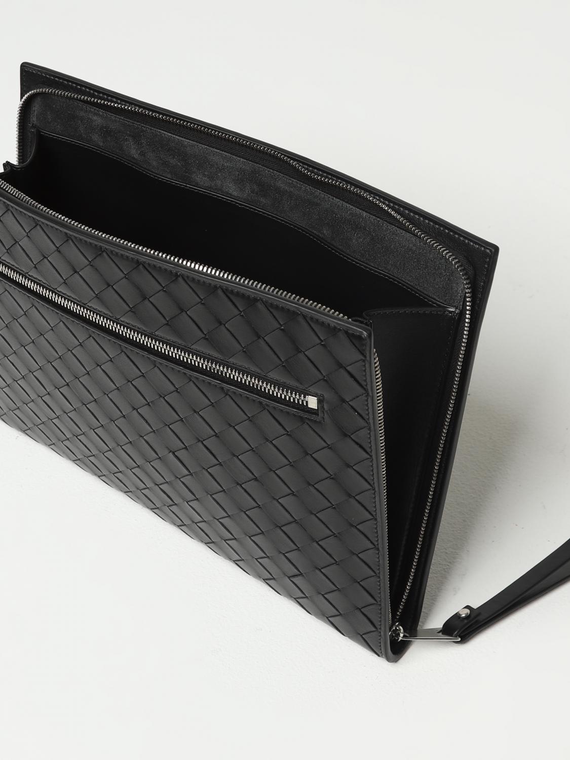 Bottega Veneta Men Woven Leather Document Holder Bottega Veneta BOTTEGA VENETA