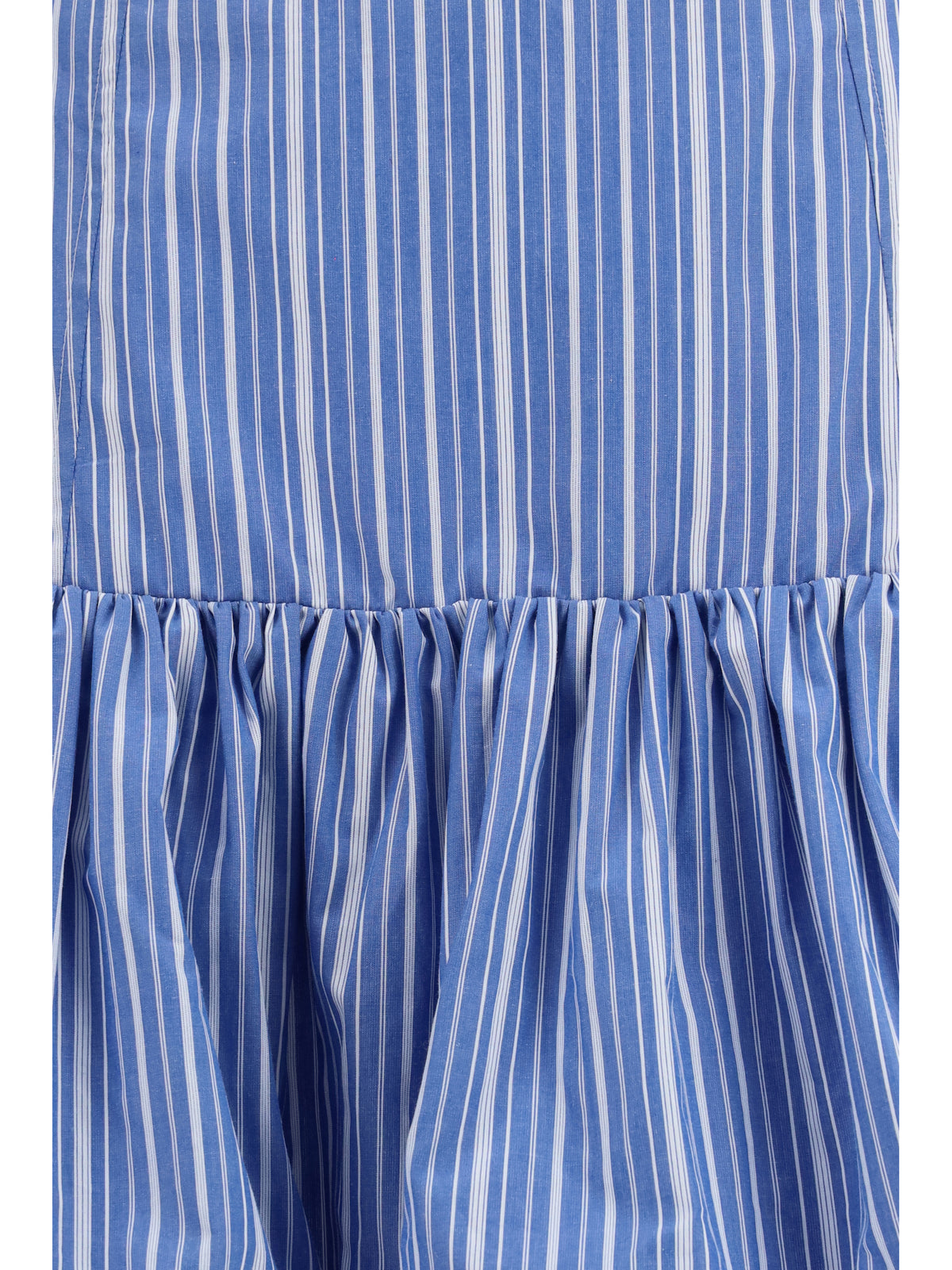 Ganni Women Striped Mini Balloon Skirt