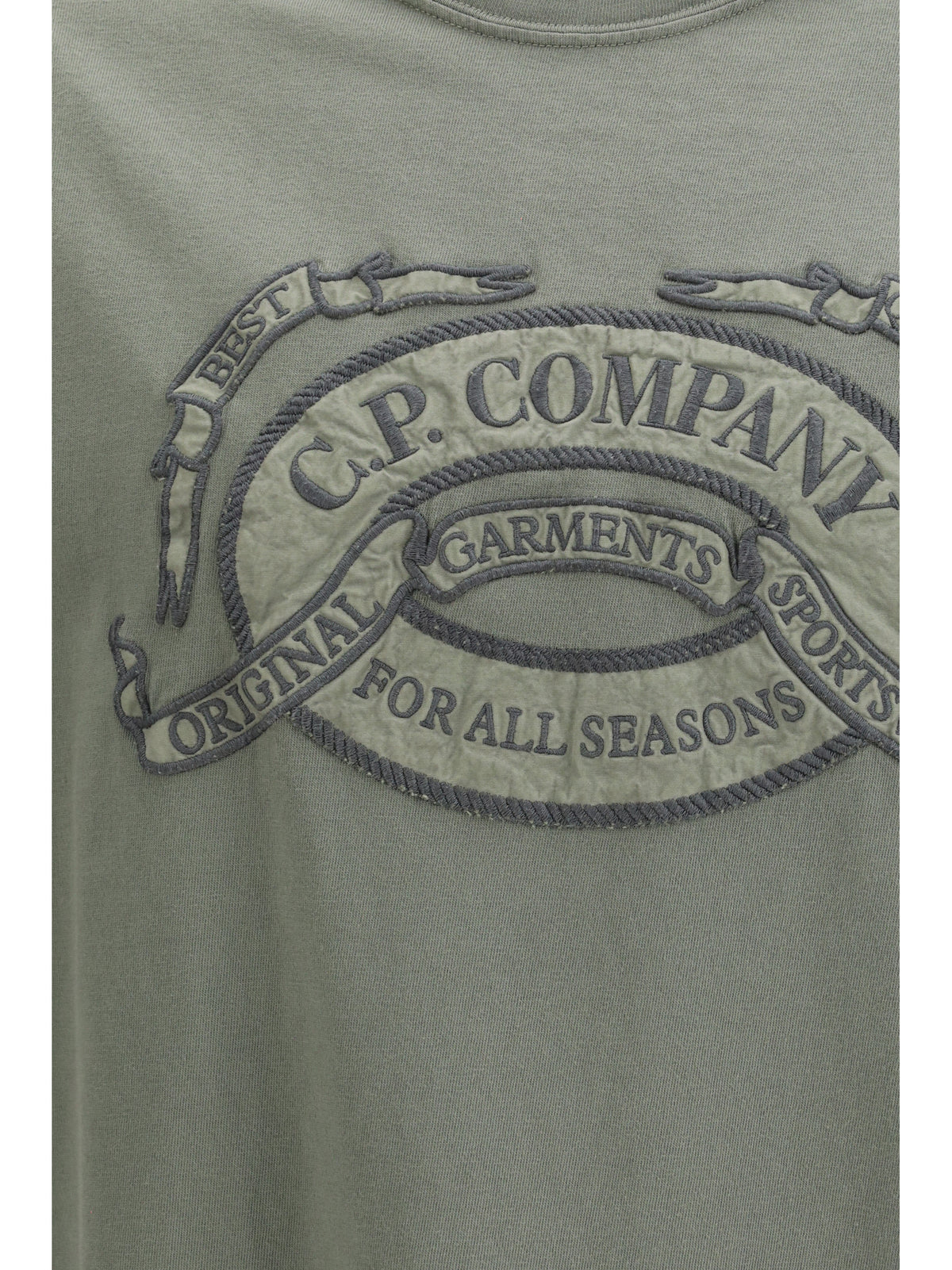 C.P. Company Men 20/1 Jersey Short Sleeve Boxy Logo T-Shirt C.P. COMPANY