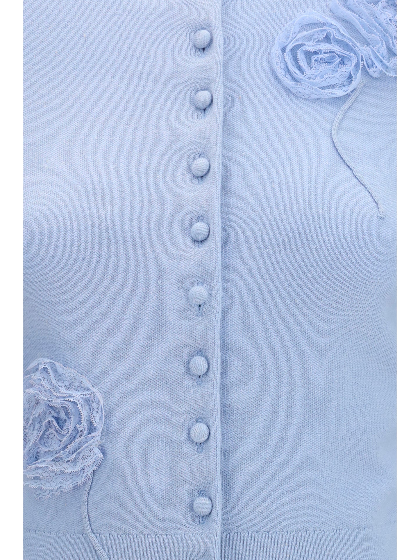 Self-Portrait Women Flower Knit Cardigan SELF-PORTRAIT