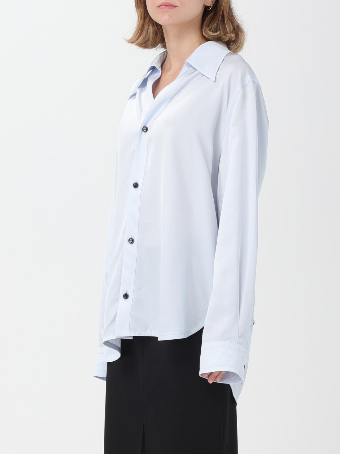 Bottega Veneta Shirt Woman Sky Blue BOTTEGA VENETA