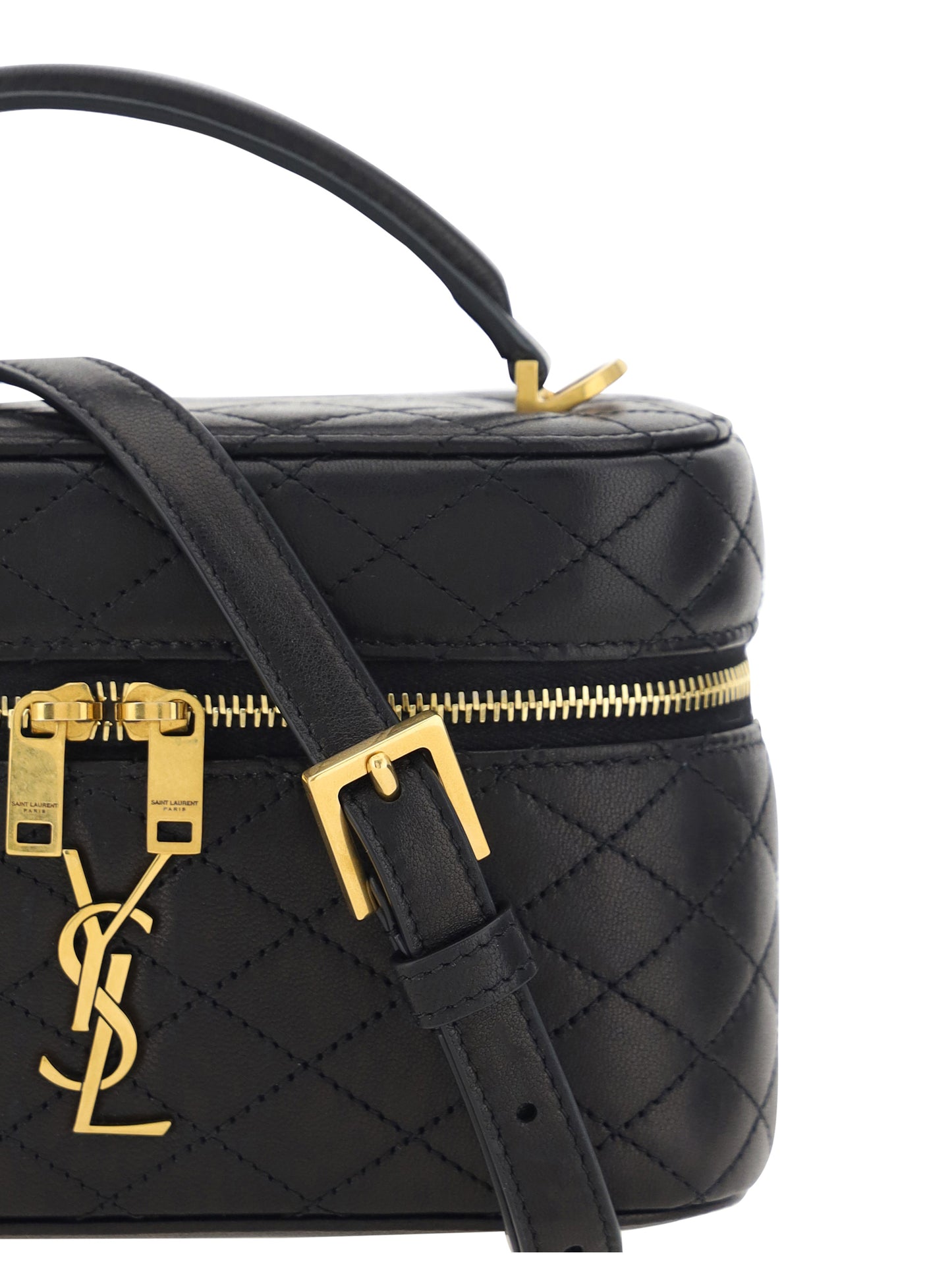 Saint Laurent Women Vanity Gaby Leather Handbag SAINT LAURENT