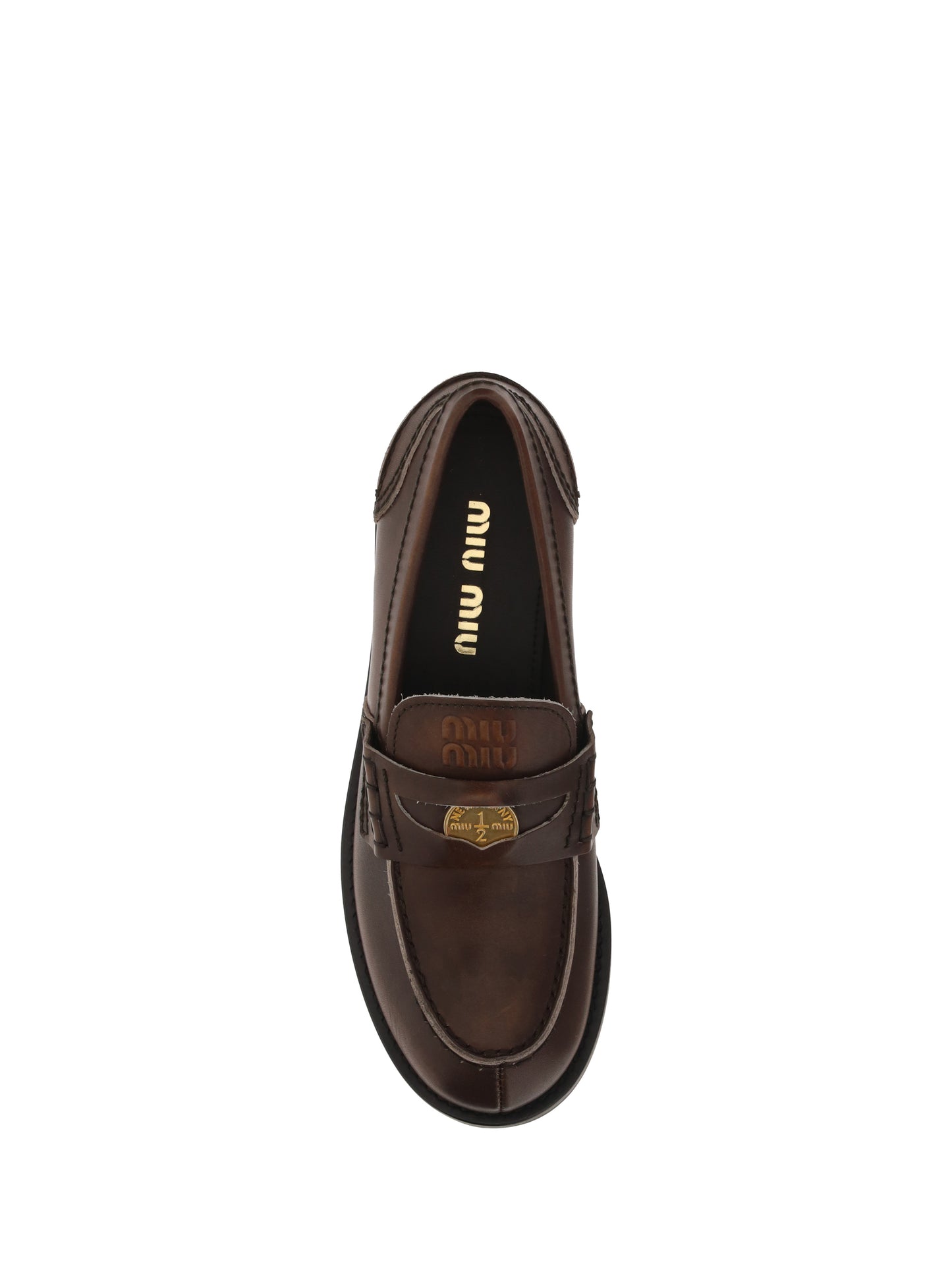 Miu Miu Women Leather Loafers MIU MIU