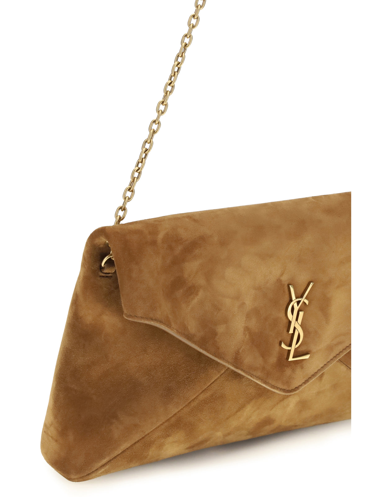 Saint Laurent Women Cassandre Suede Shoulder Bag SAINT LAURENT