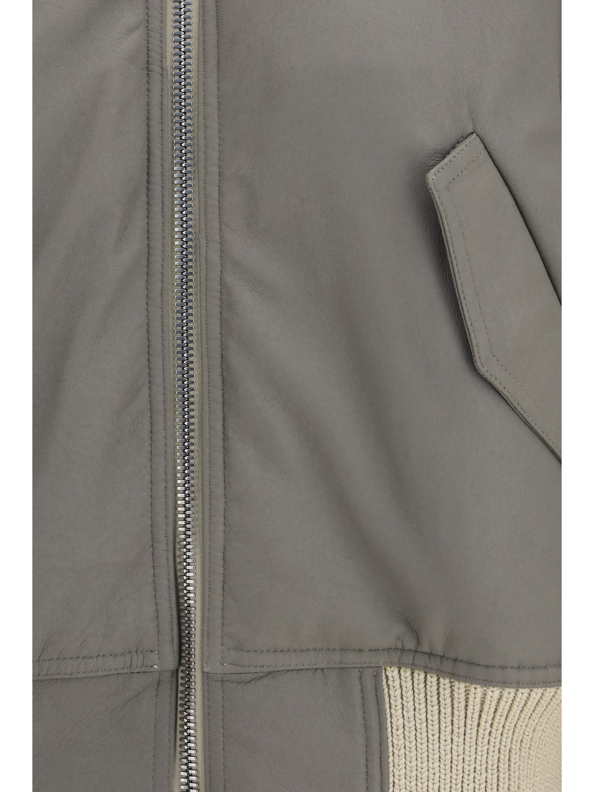 Rick Owens Women Secchia Flight Bomber In Lamb Leather