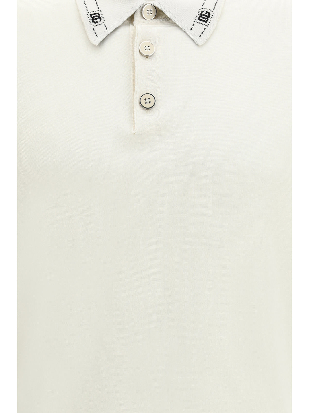 Dolce & Gabbana Men Silk Polo With Collar And Short Sleeves DOLCE & GABBANA
